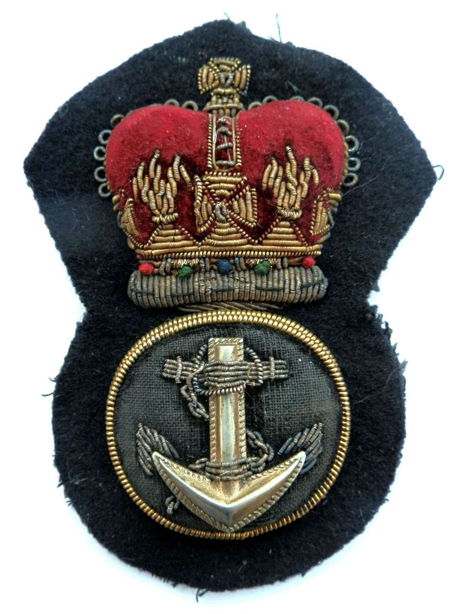 Royal Navy Petty Officers Cap Badge.