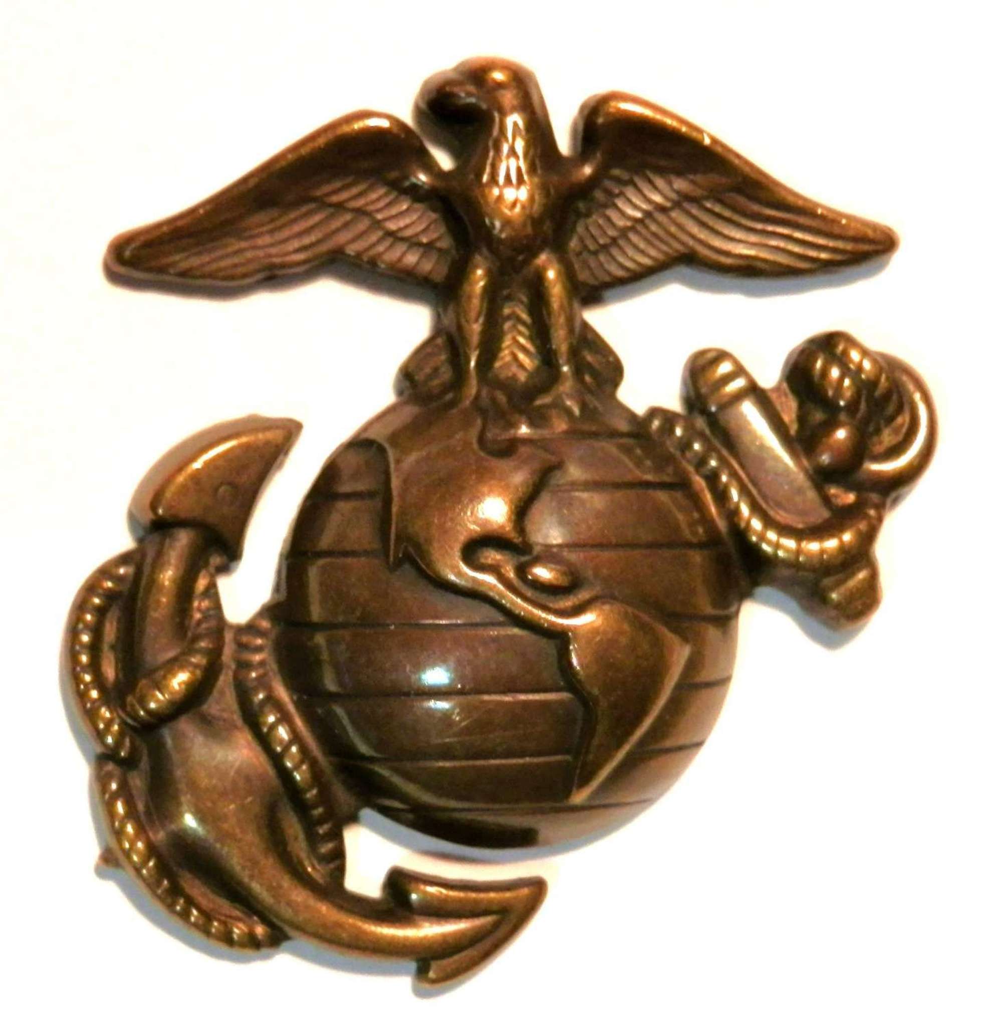 United States Marine Corp Cap Badge.