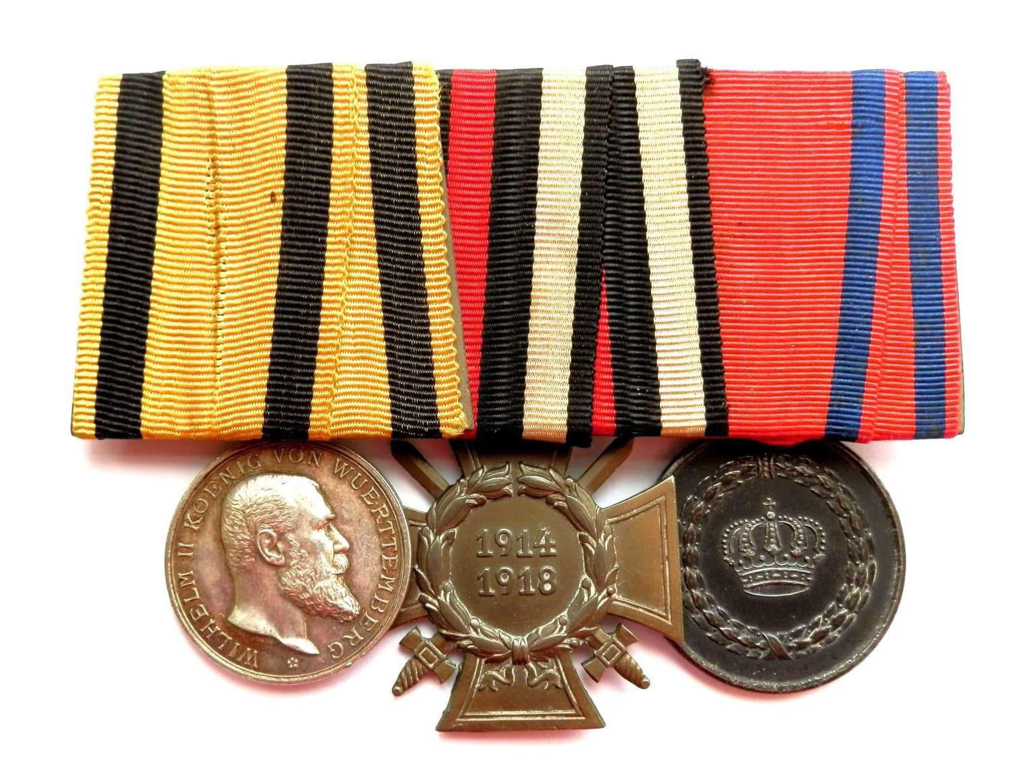 GROUP OF THREE. German Imperial Medal Group.