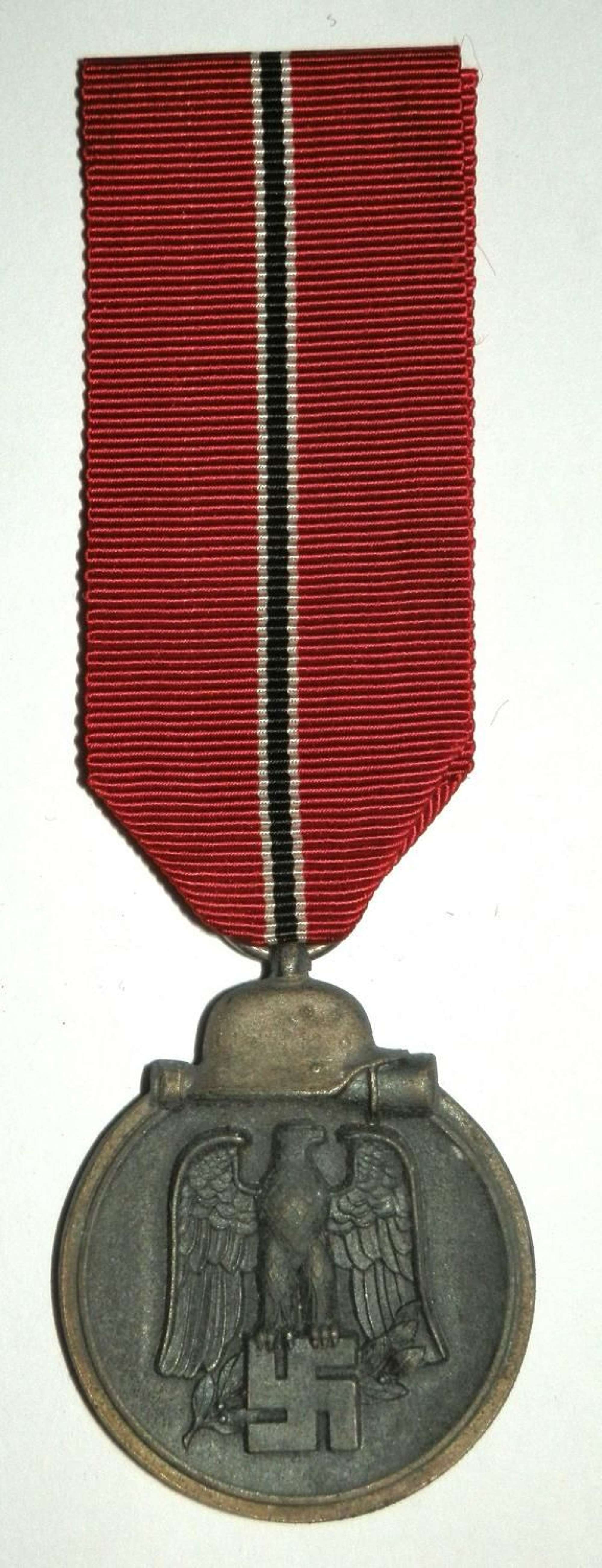 Winter Campaign Medal Russia 1941-42. (Eastern Front Medal) Marked 13