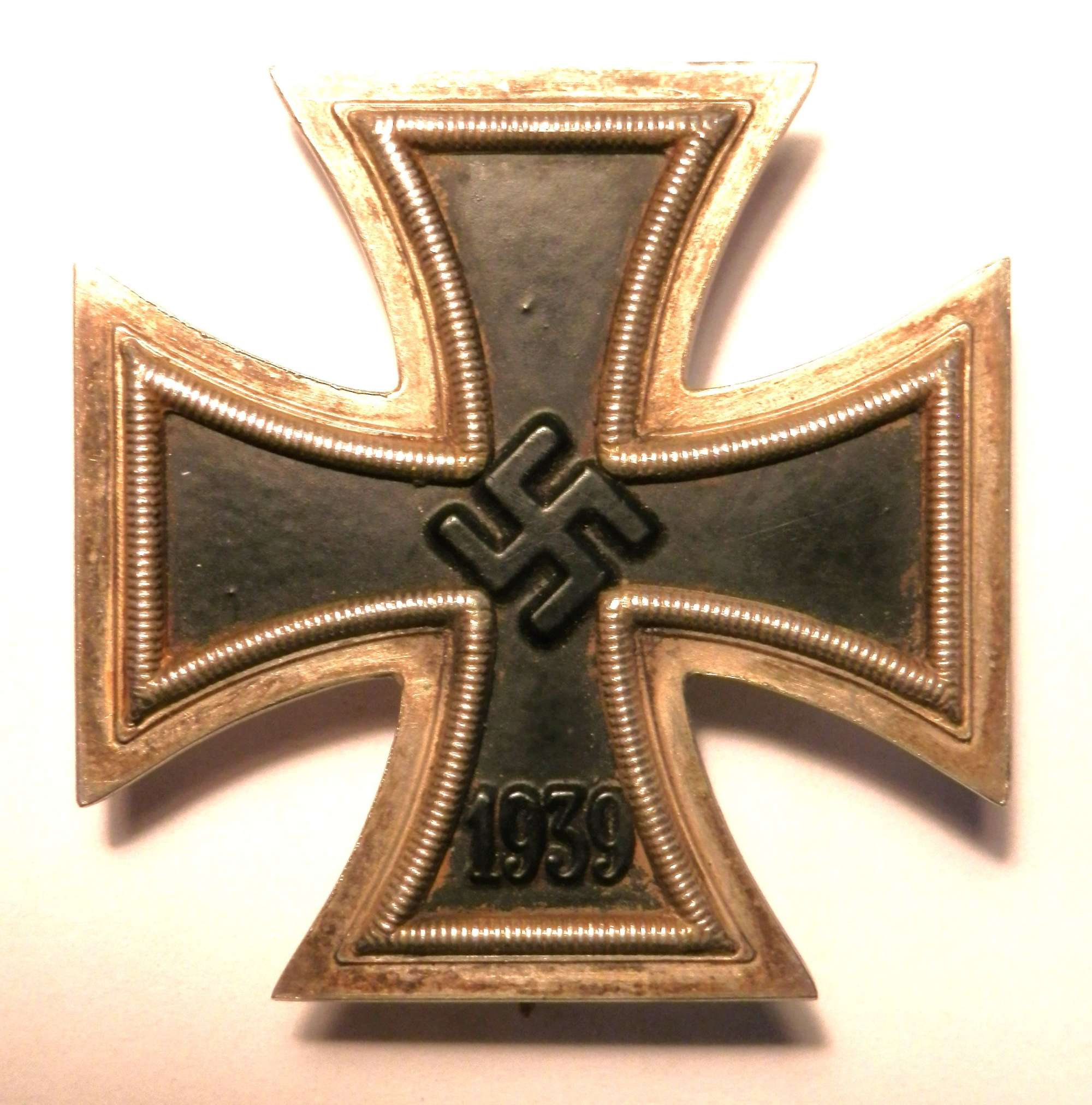 Third Reich Iron Cross, 1st Class. Makers mark 24.