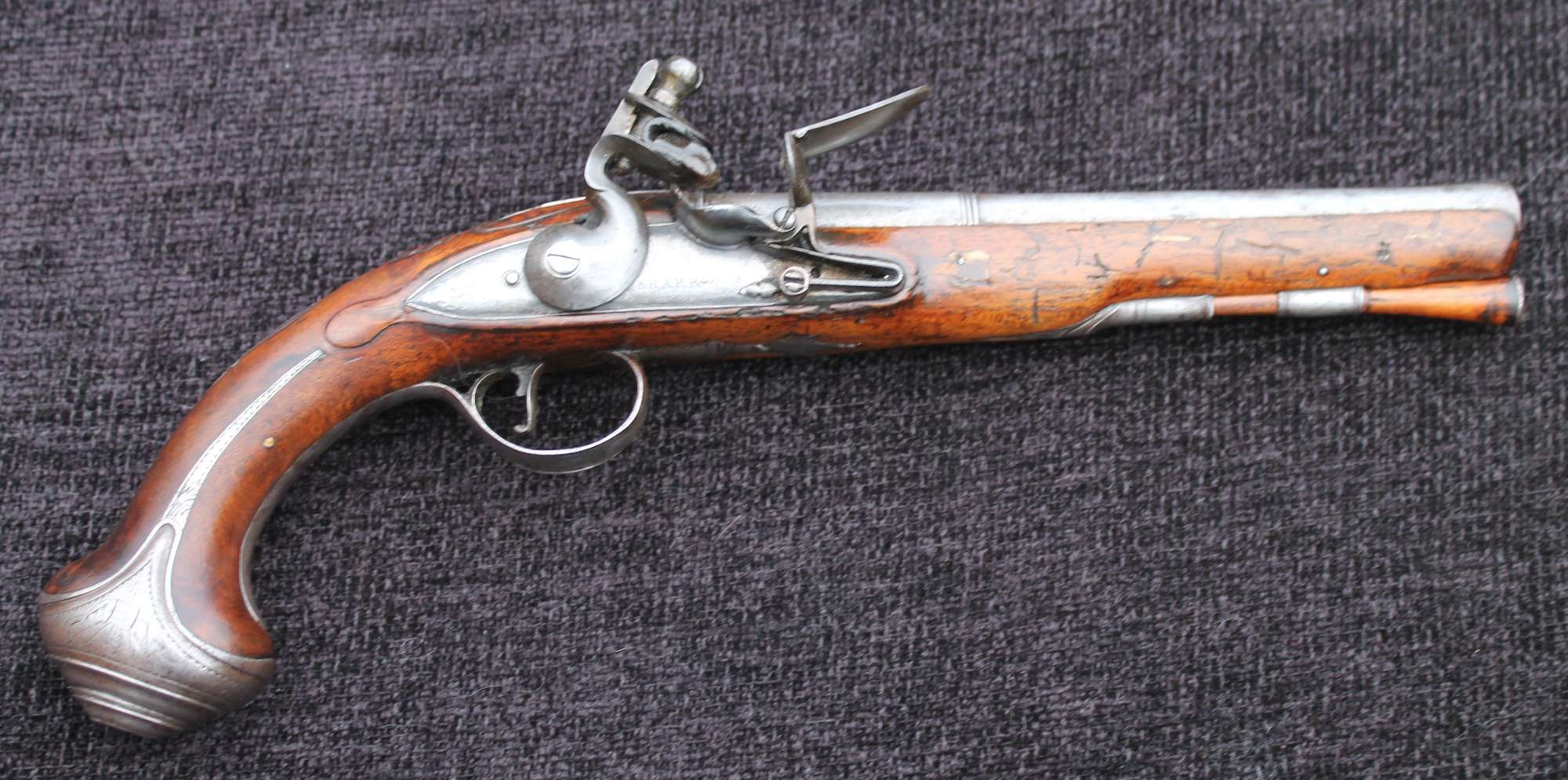 Flintlock Officers Pistol Circa 1770