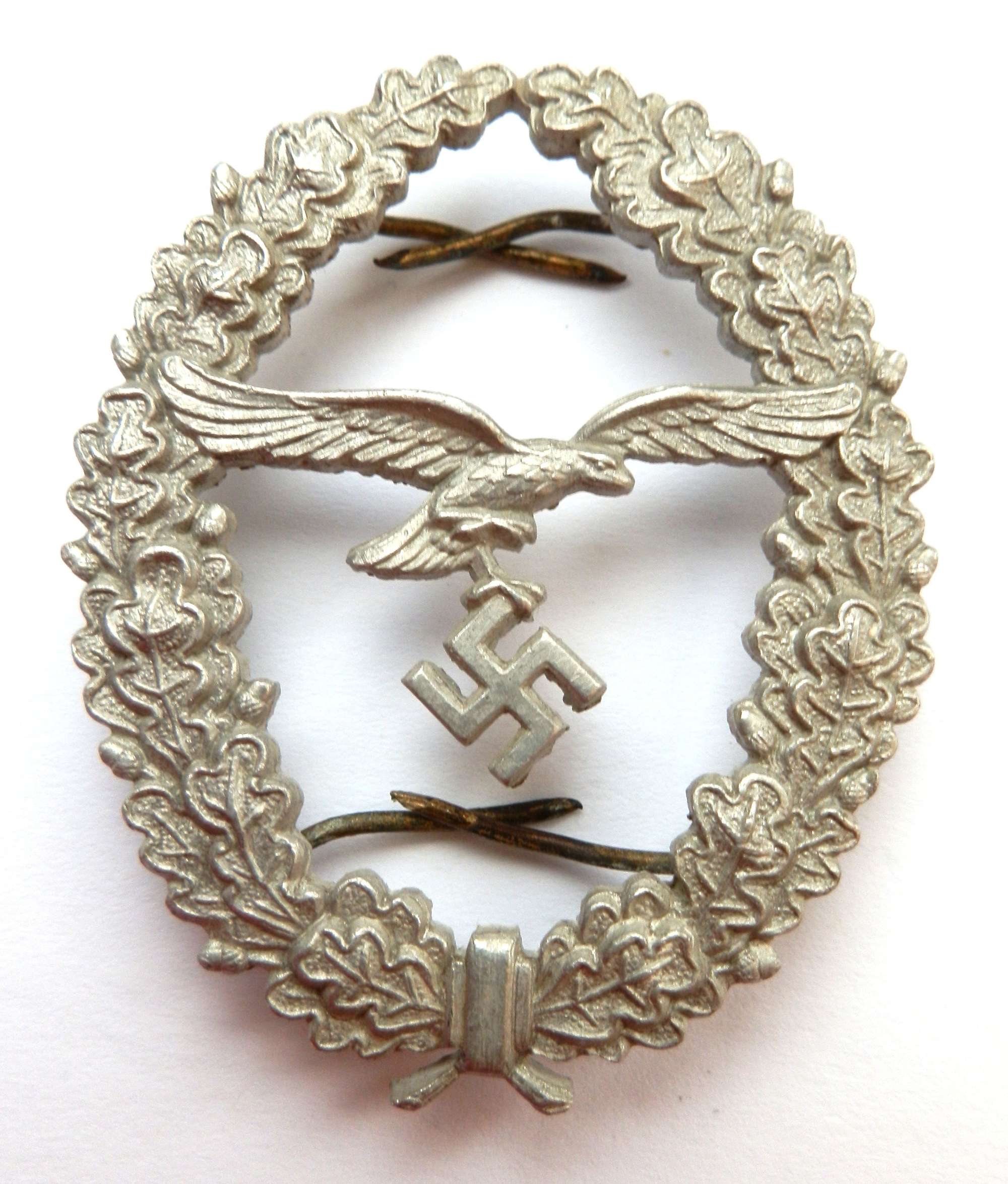 Marksmanship Luftwaffe  Lanyard 1936 Pattern Badge.