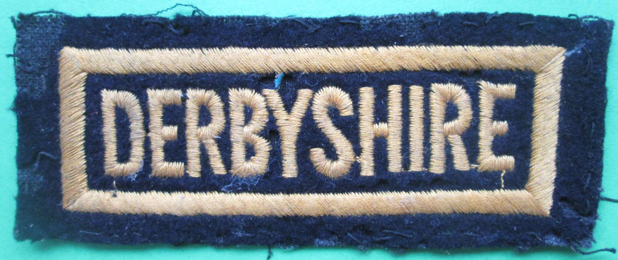 A WWII DERBYSHIRE CIVIL DEFENCE COUNTY TITLE