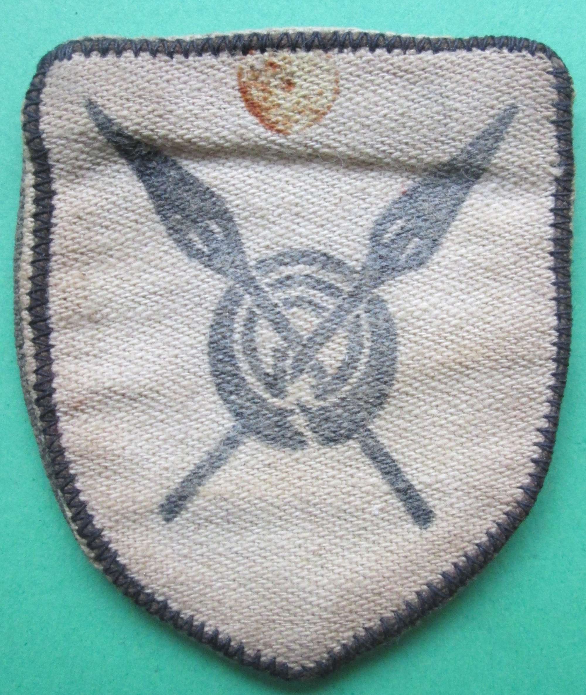 A WWII 82nd WEST AFRICAN FORMATION PATCH