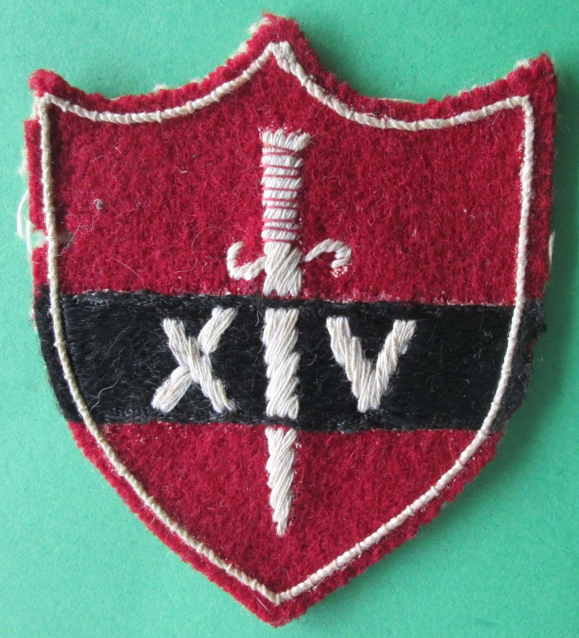 A WWII 14TH ARMY FORMATION PATCH