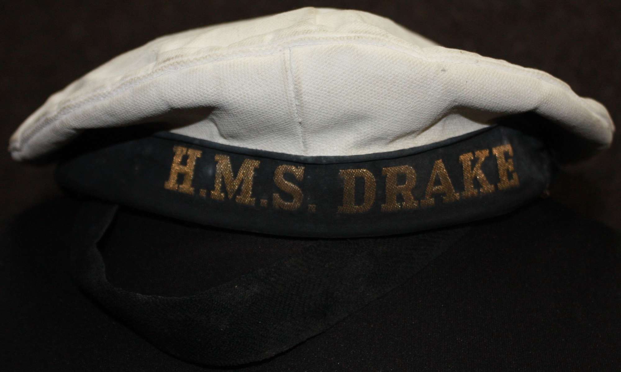 A LATE WAR WRNS HAT HMS DRAKE