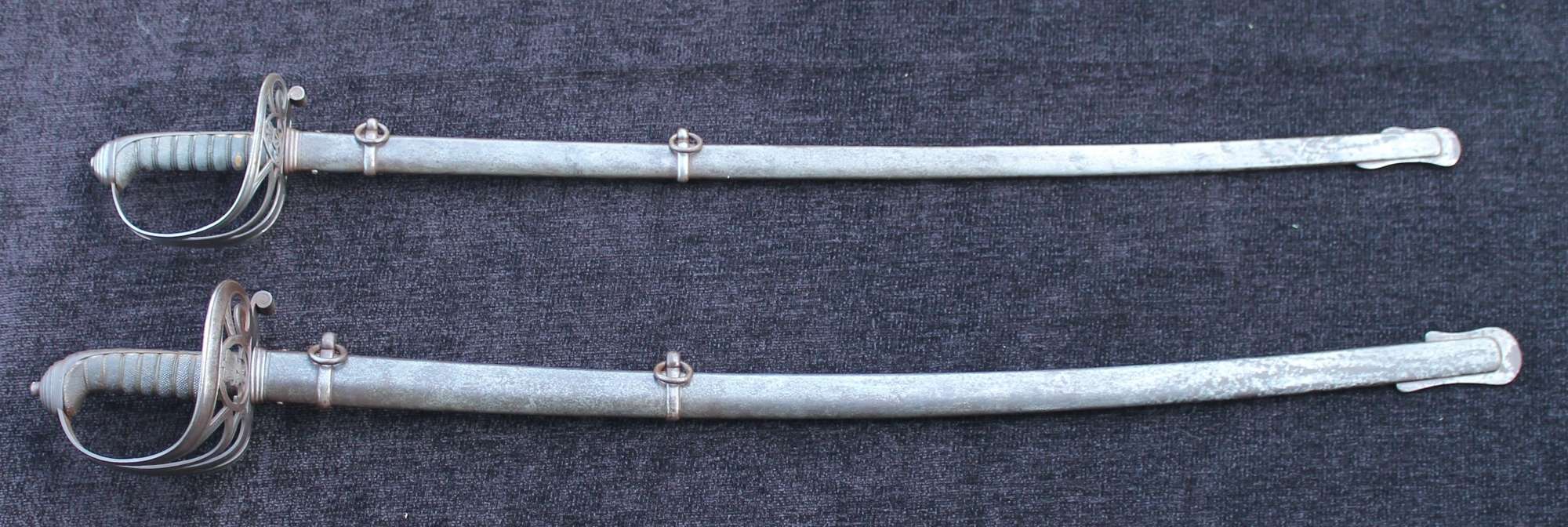 A PAIR Of Swords To The 7th Surrey Rifle Volunteers