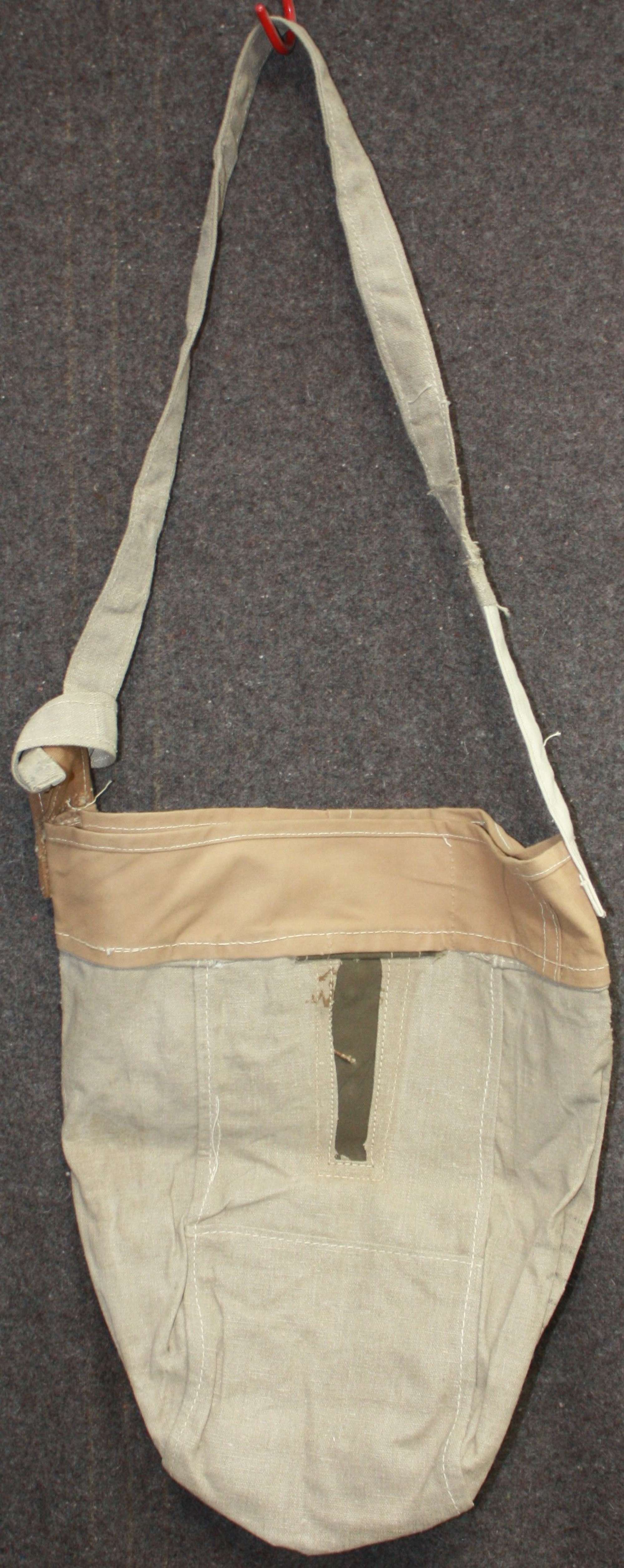 A SCARCE WWII HORSE OR MULE NOSE BAG