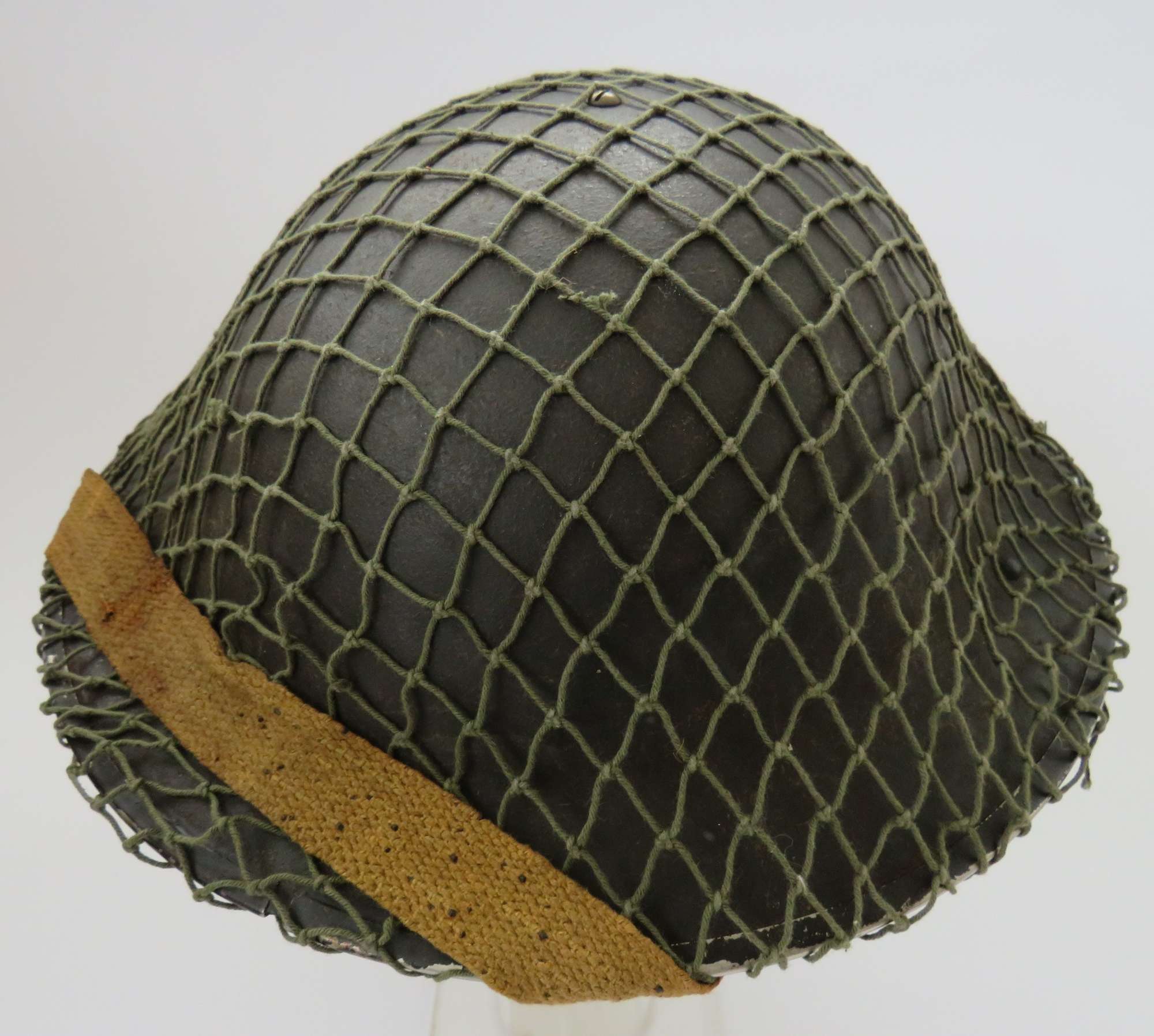 WW 2 British Mk 11 Steel Helmet and Netting Cover