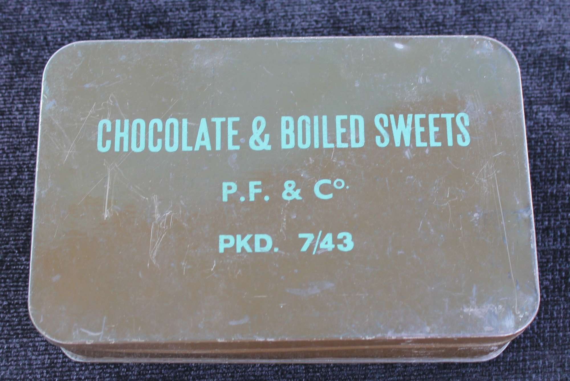 Chocolate & Boiled Sweets Ration Tin