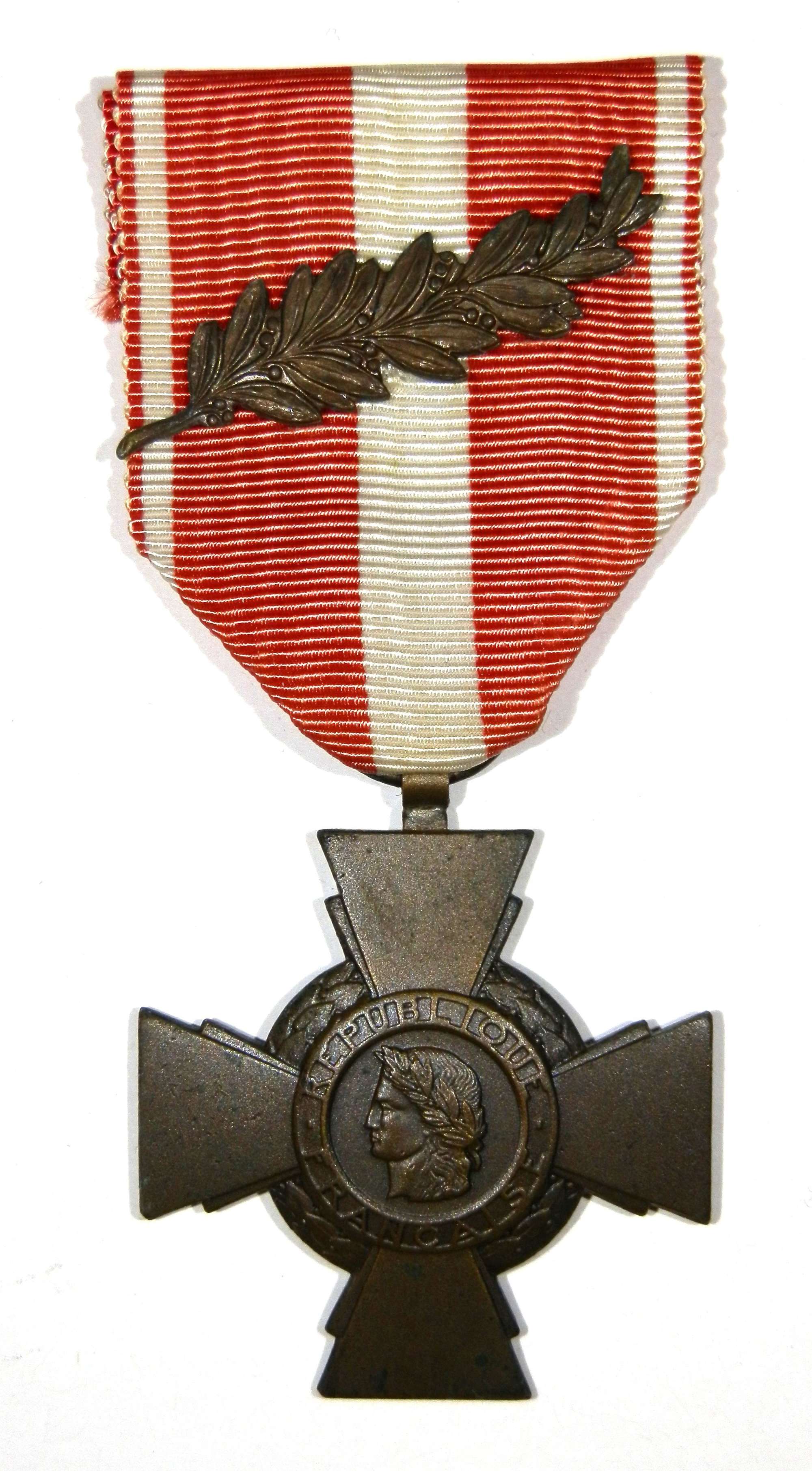 Croix De La Valeur Militarire. ‘French Military Cross of Valour’.