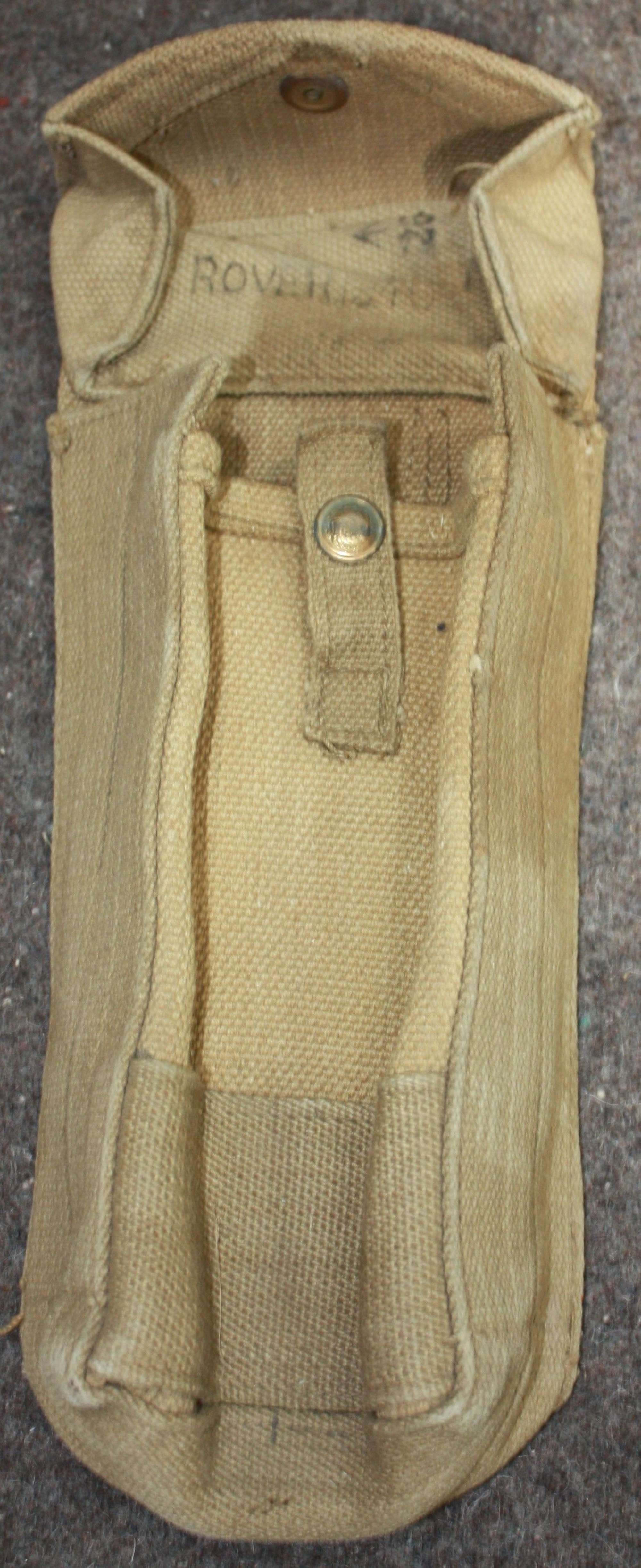 A 1940 DATED MKII 37 PATTERN AMMO POUCH NEAR MINT
