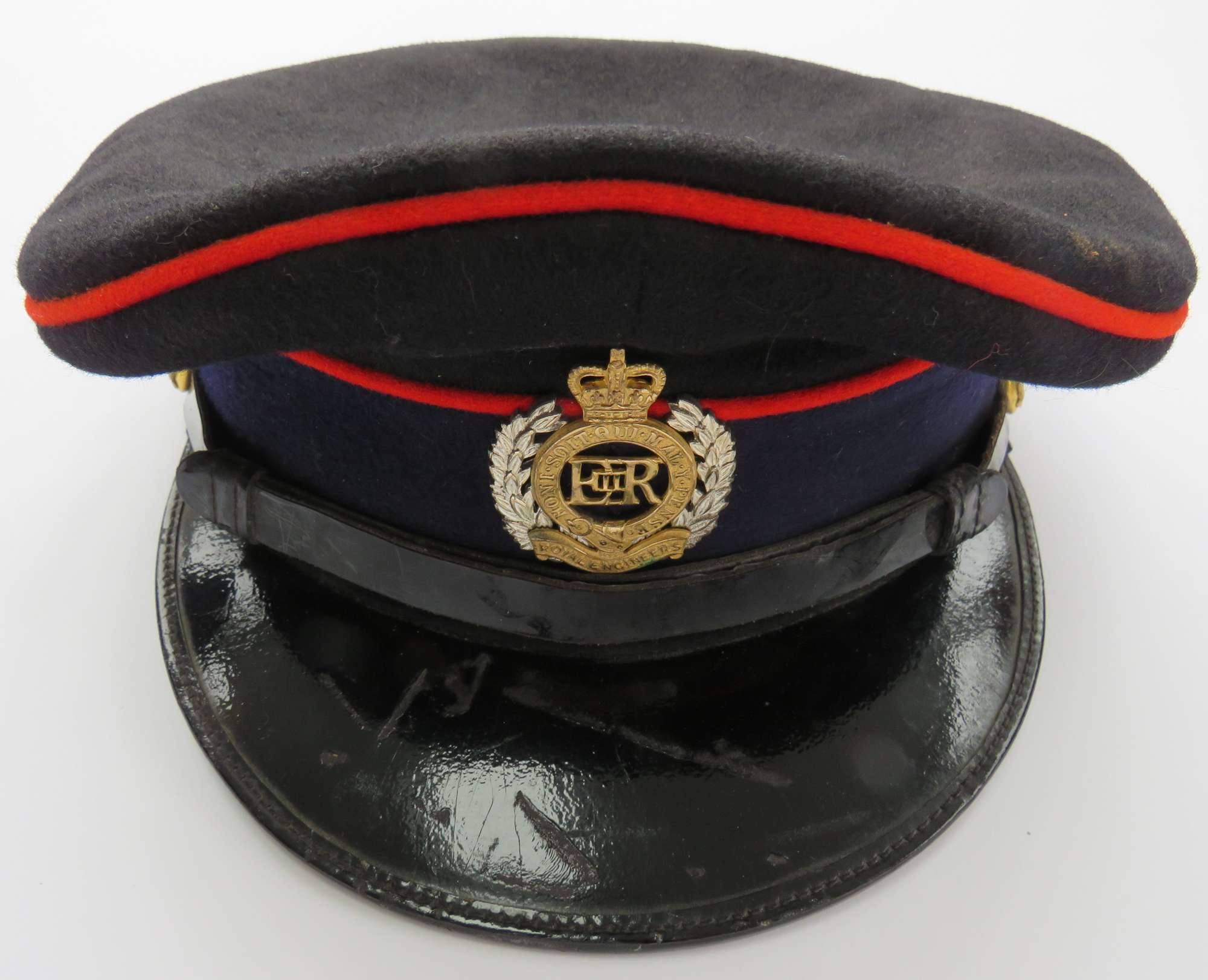 Post 1953 Royal Engineers Officers Dress Cap