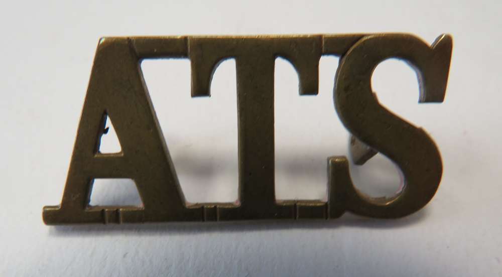 WW 2 A.T.S Shoulder Title