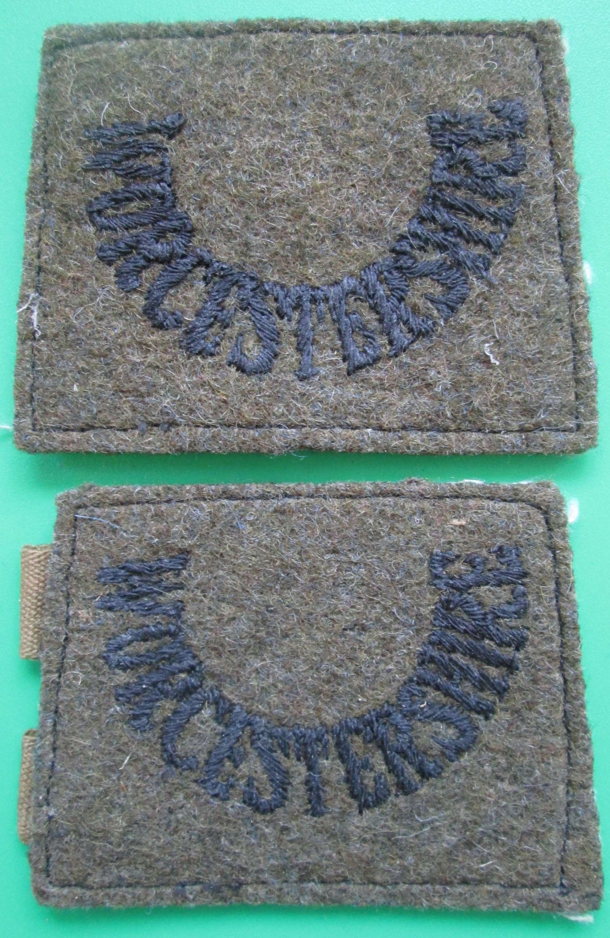 A PAIR OF WORCESTERSHIRE SLIP ON TITLES