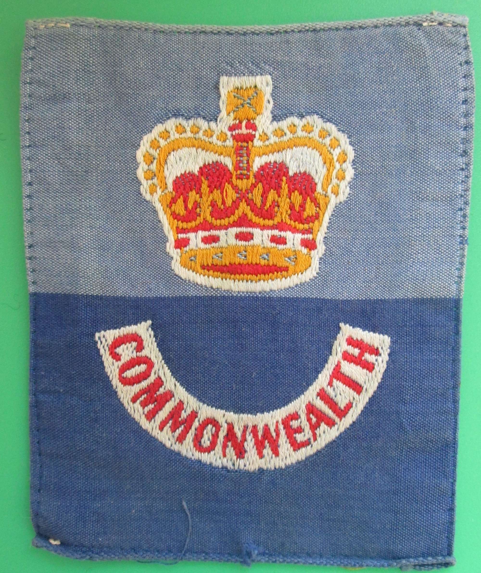 POST WAR BRITISH COMMONWEALTH FORCES FORMATION SIGN
