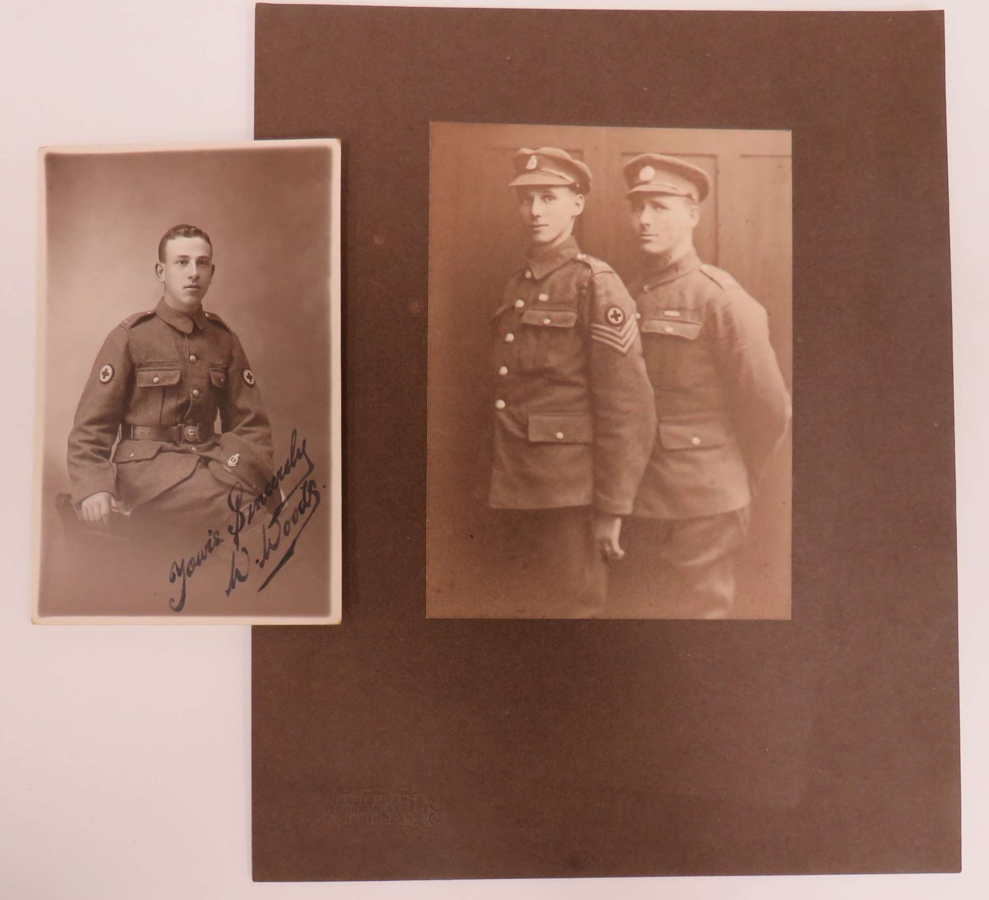 Two WW 1 R.A.M.C Photographs
