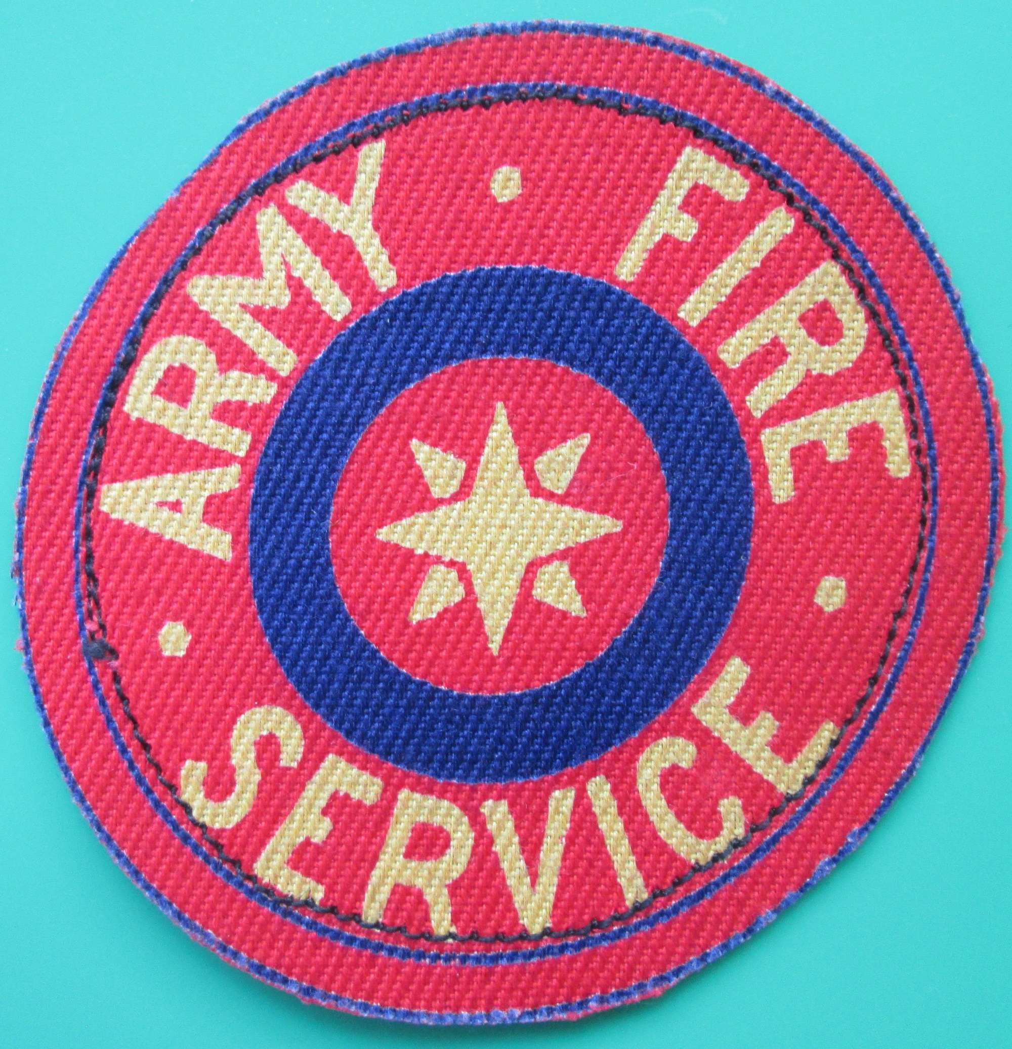 AN ARMY FIRE SERVICE PATCH