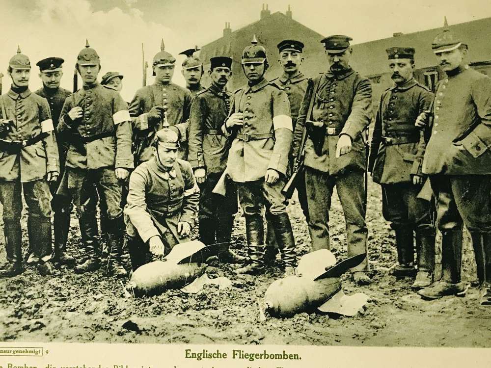 Large German propaganda photograph Ypres