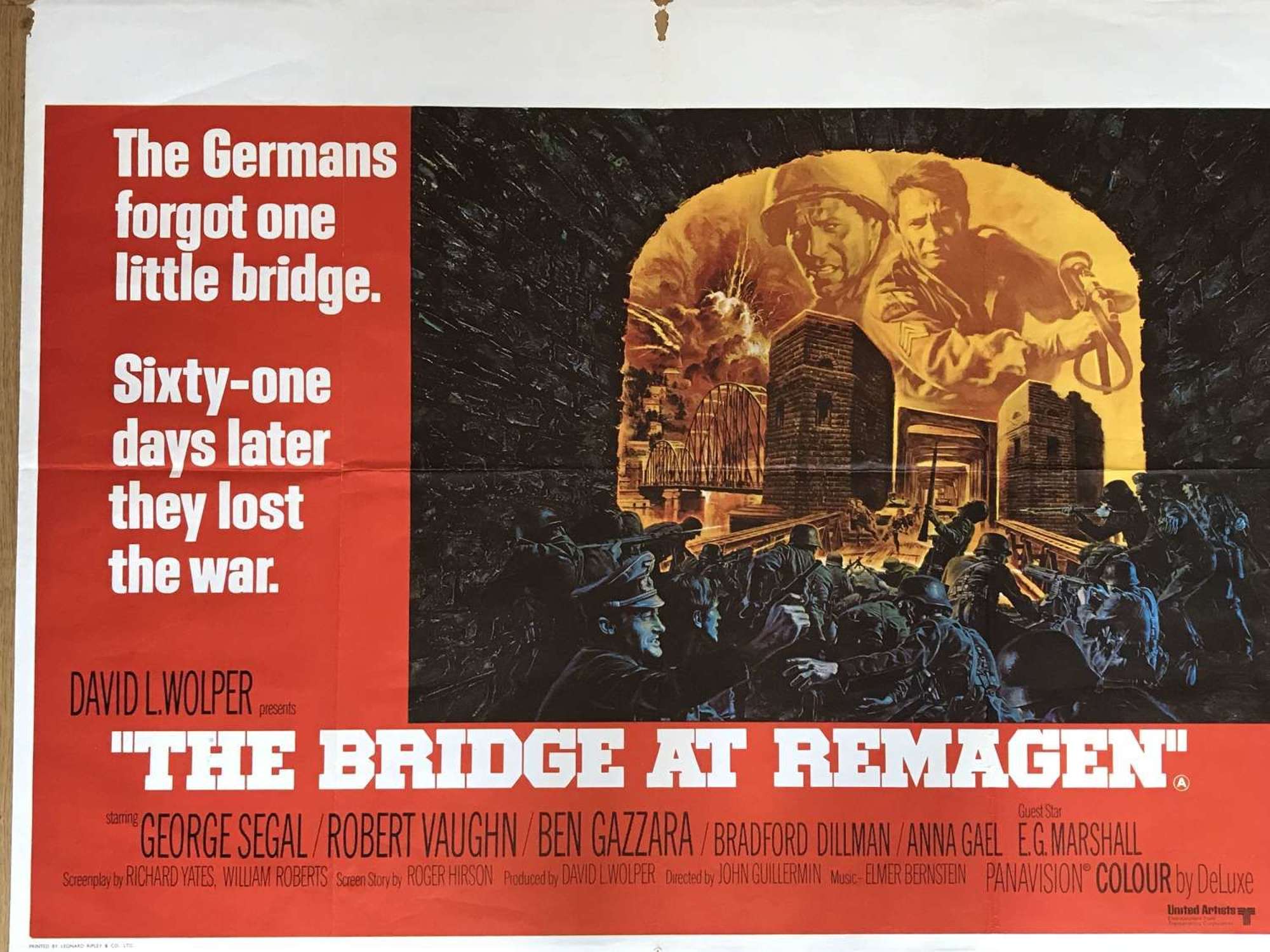 The Bridge at Remagen film poster