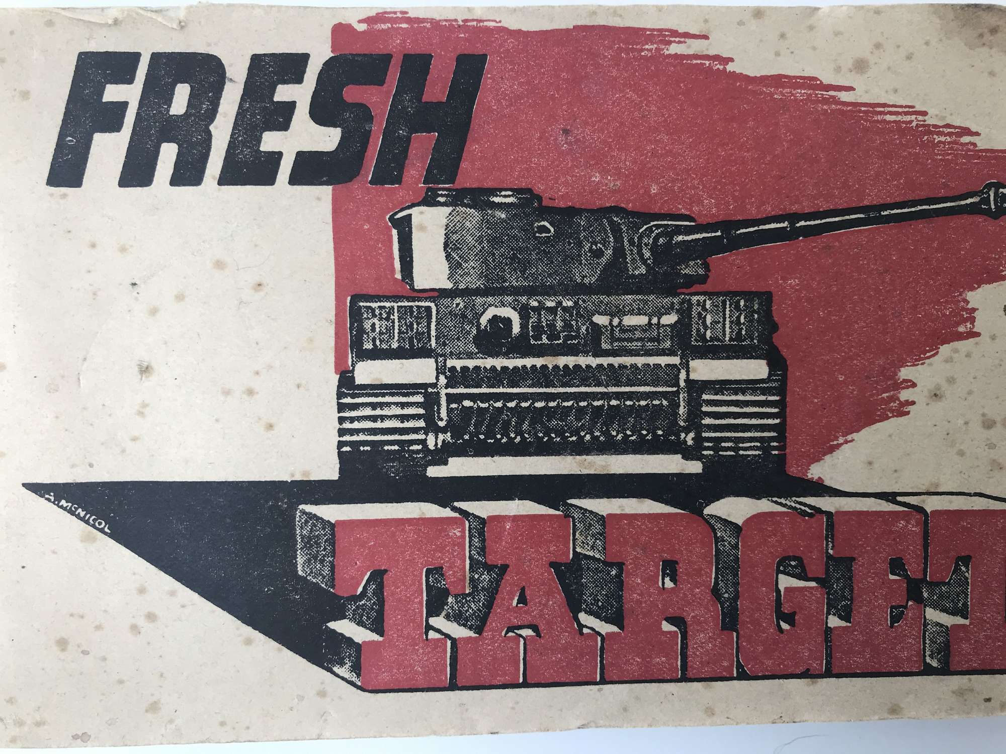 (Fresh target) British army booklet on axis equipment dated 1943