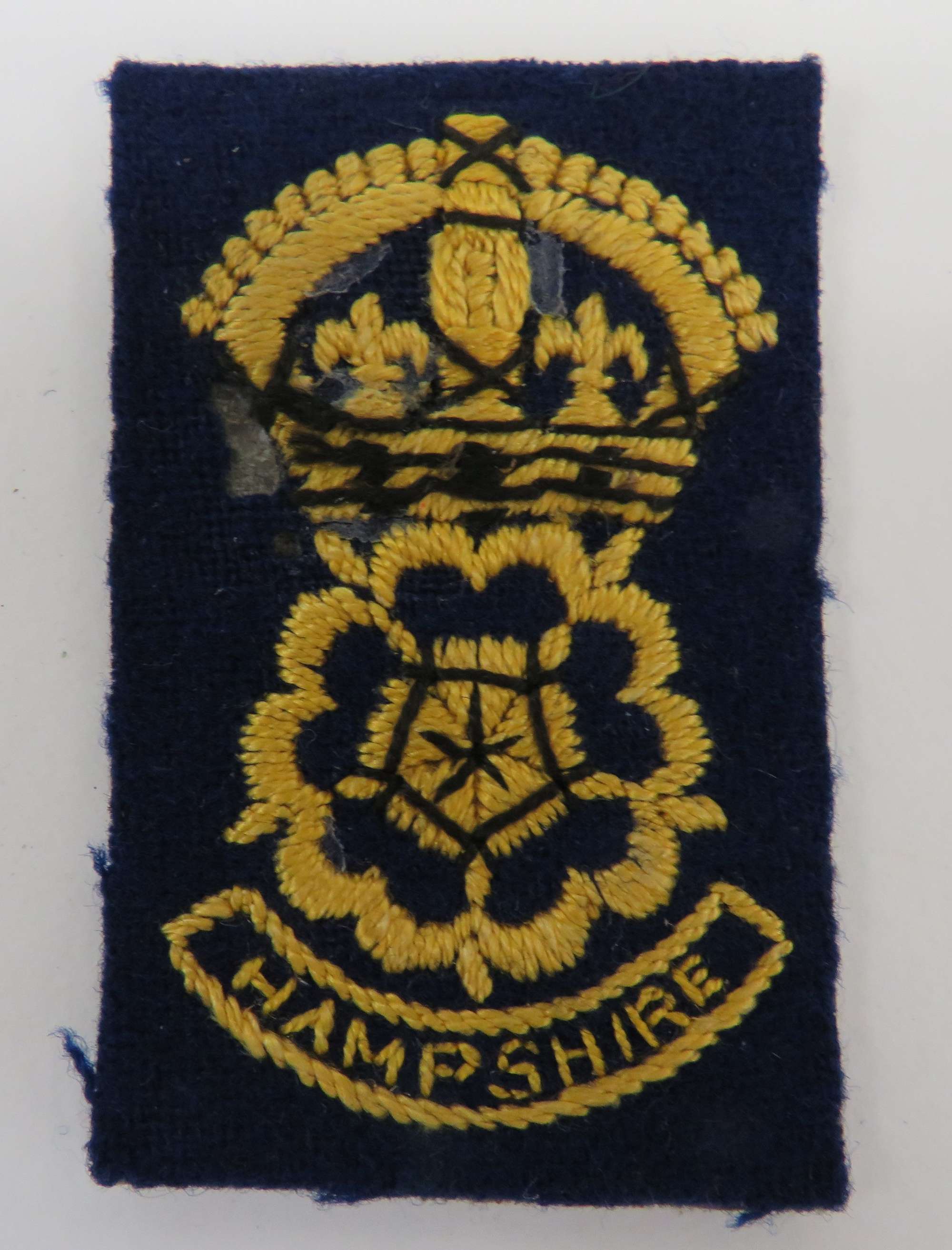 Hampshire Civil Defence Cap/Breast Badge