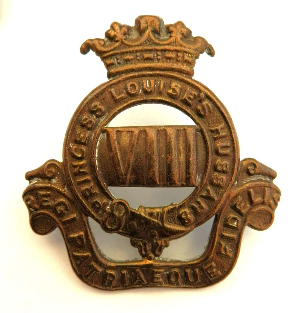 The 8th Princess Louise&rsquo;s Hussars Canadian Cap Badge.