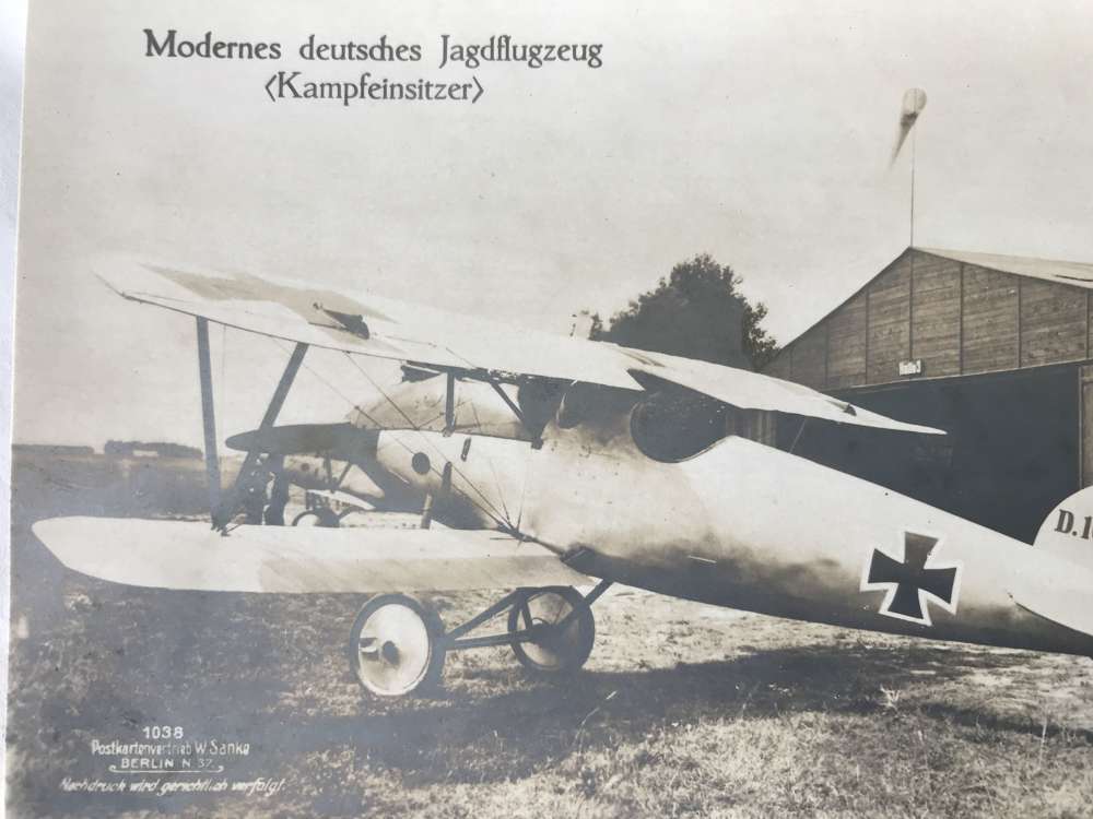 Albatross fighter Sanke card