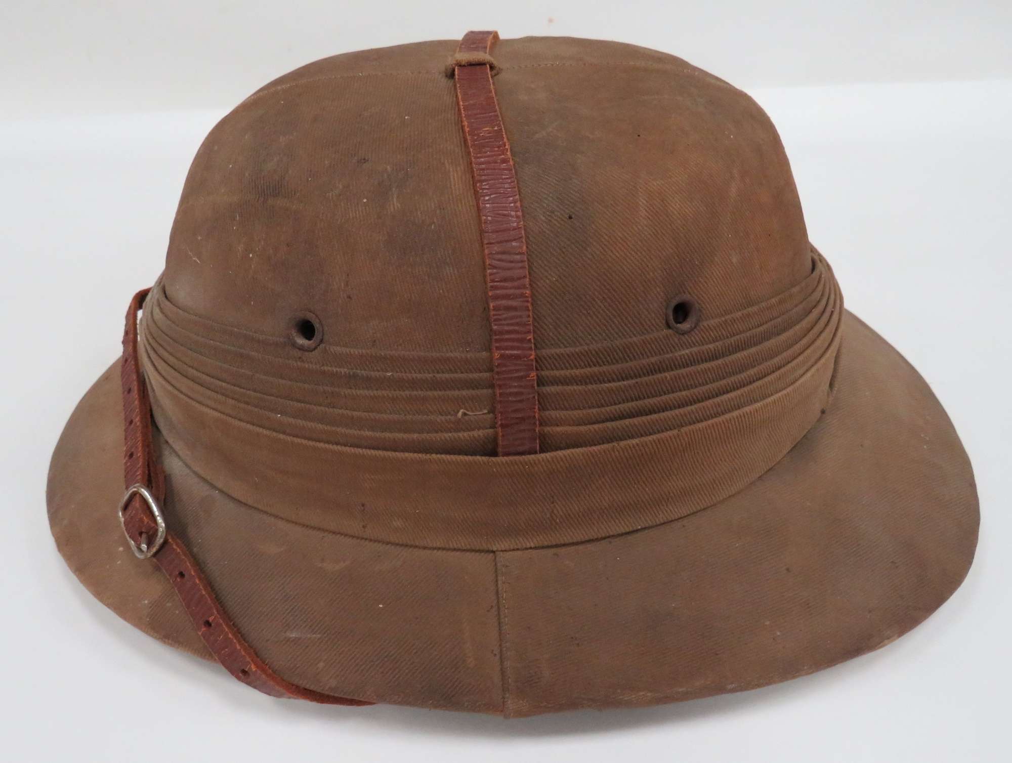 WW1 / WW2 Officers Polo Pattern Tropical Pith Helmet