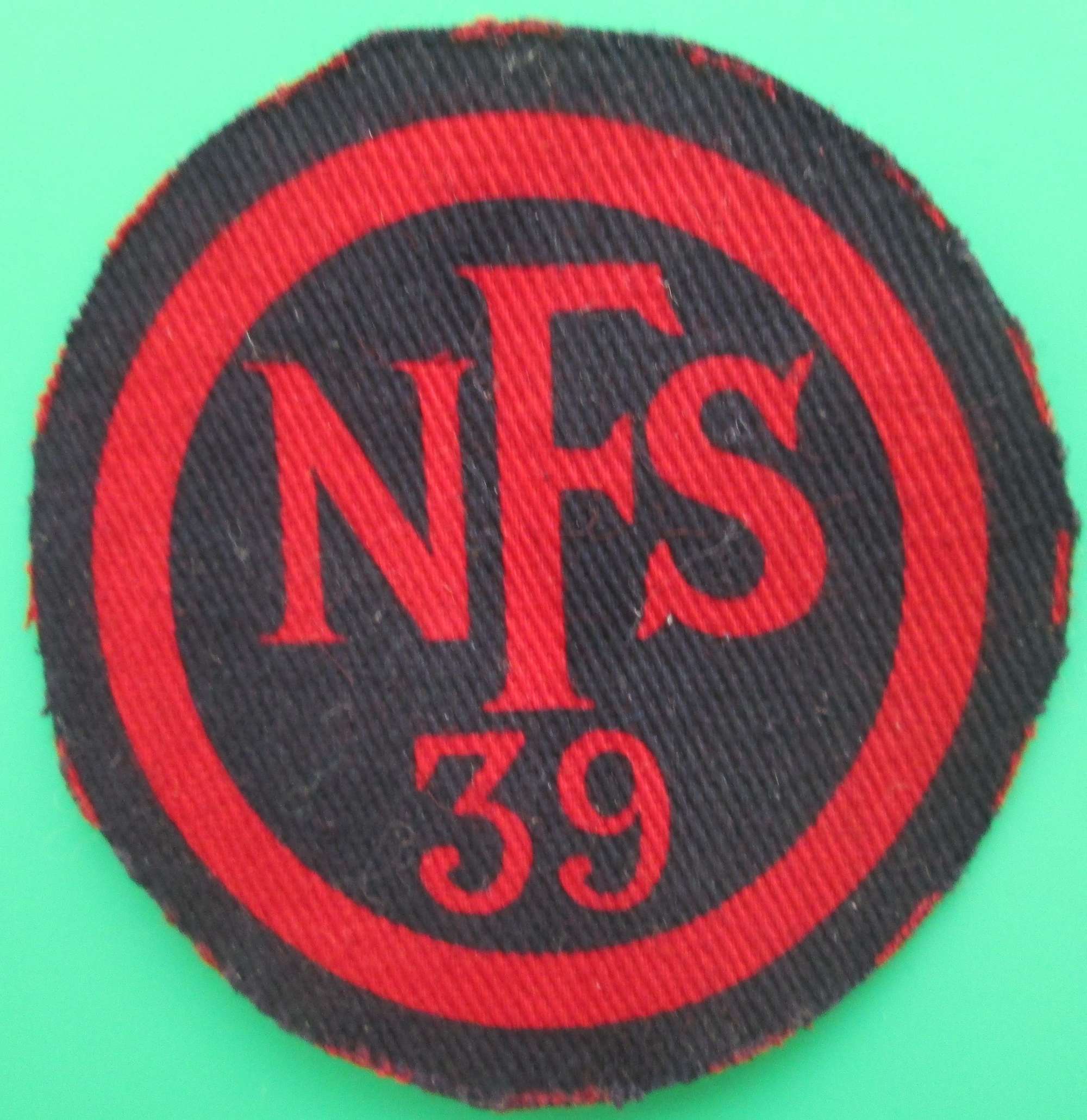 A NATIONAL FIRE SERVICE 39 PATCH