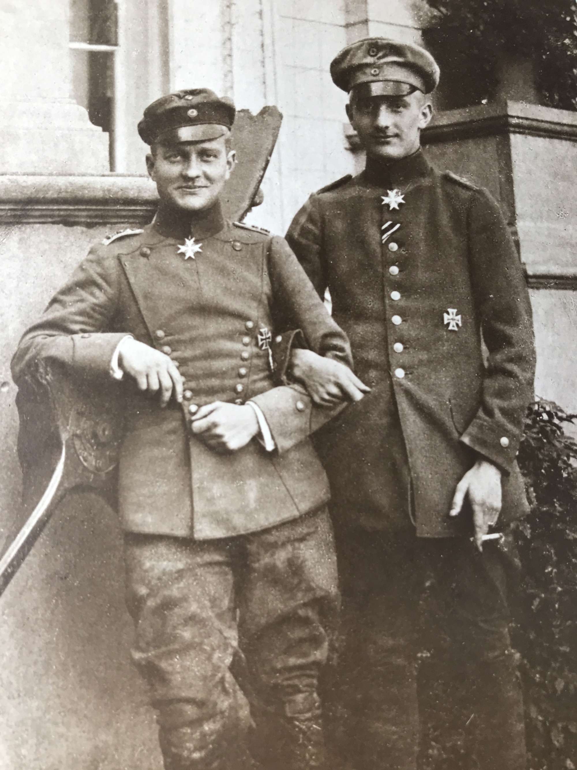 A Portrait postcard of the von Richthofen Brothers