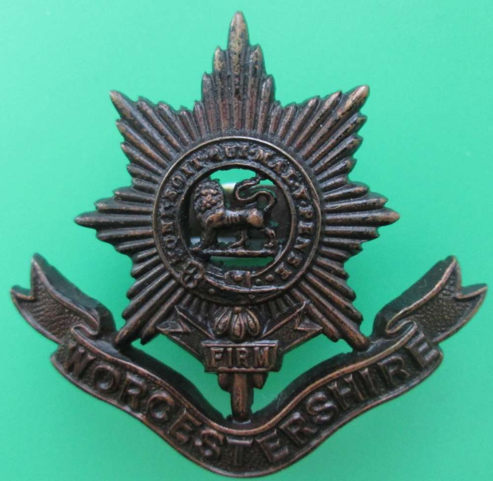 COLLAR DOG FOR THE WORCESTERSHIRE REGIMENT