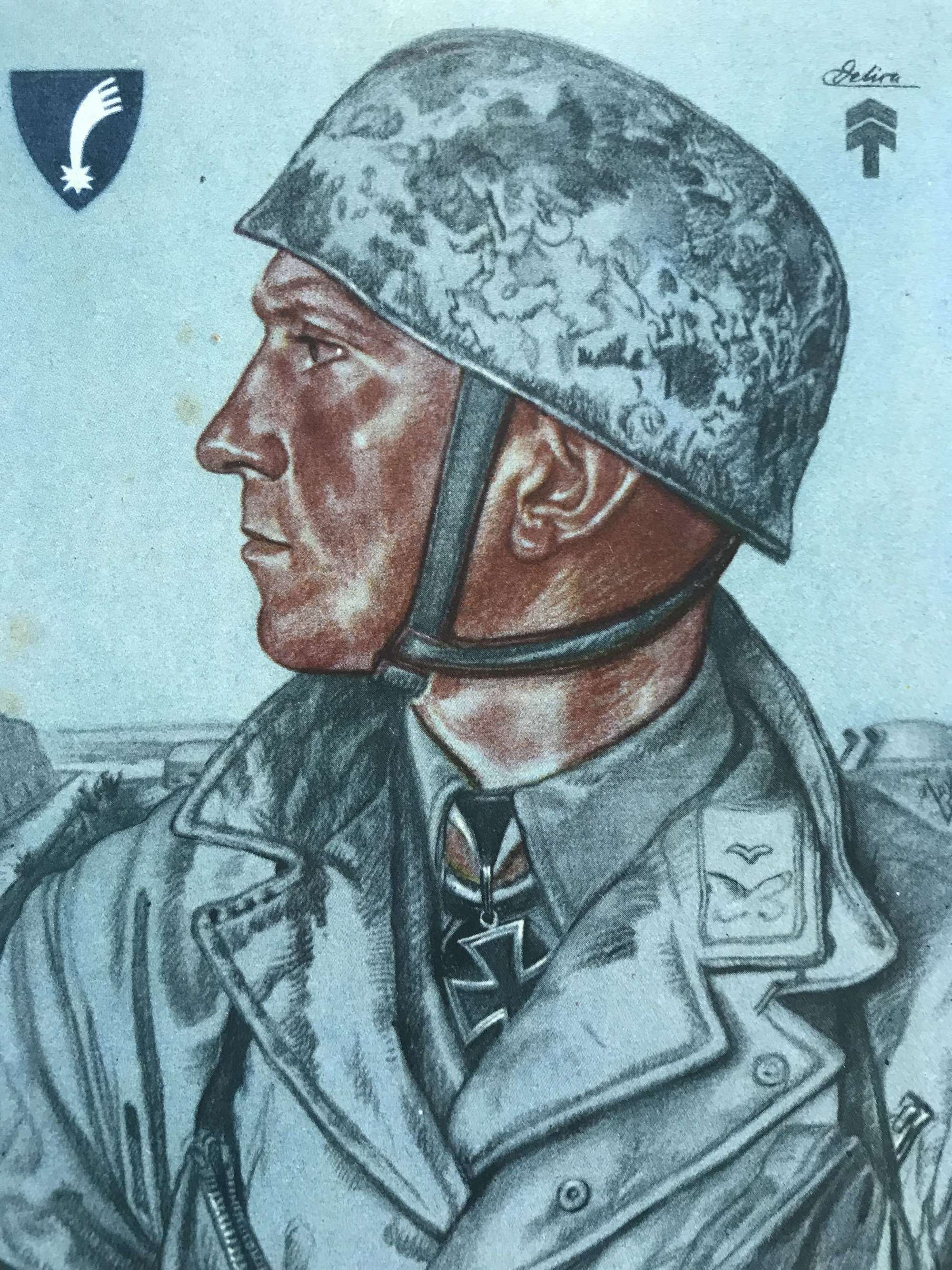 Hauptmann Delica Willrich postcard