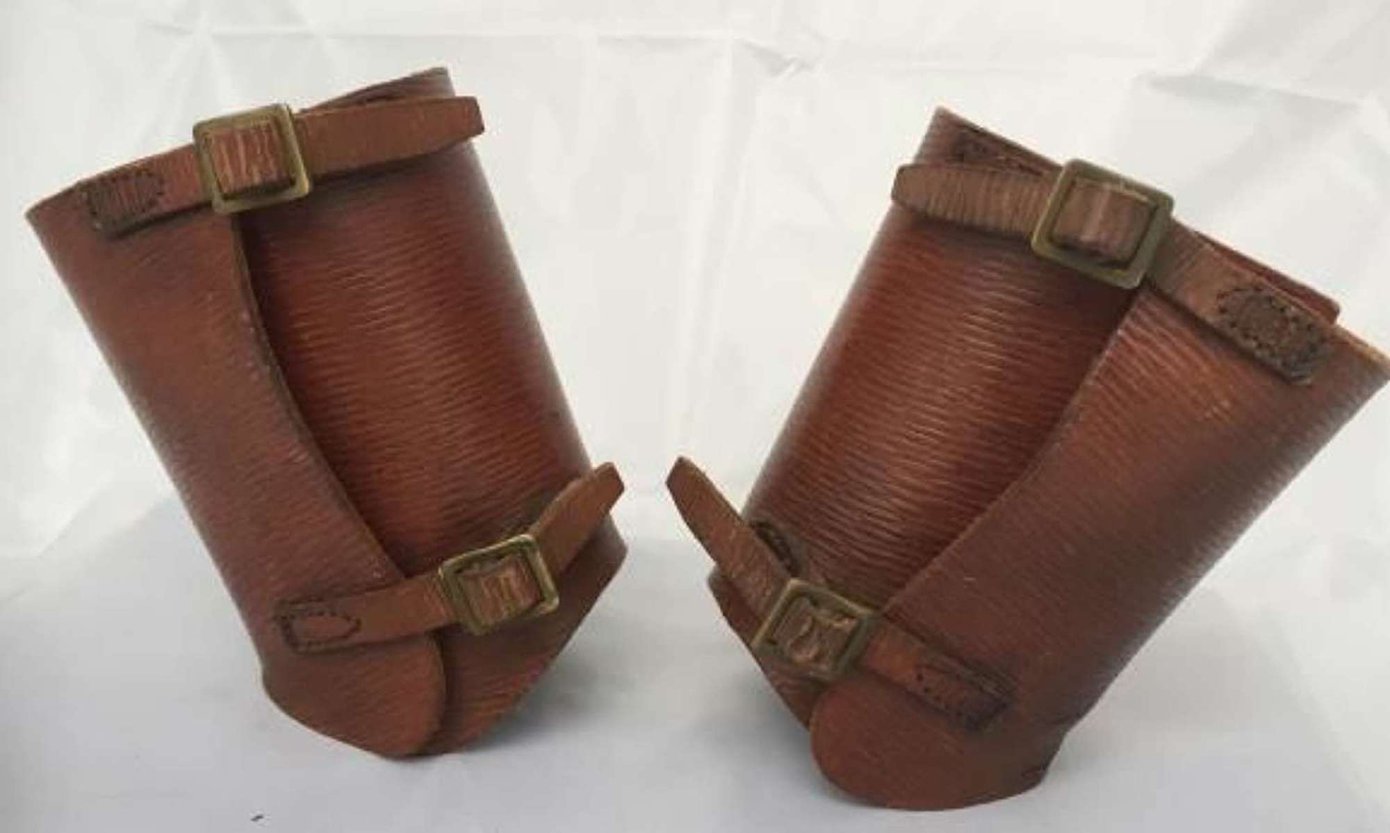Leather 1939 Pattern Ankelts as used by the Home Guard