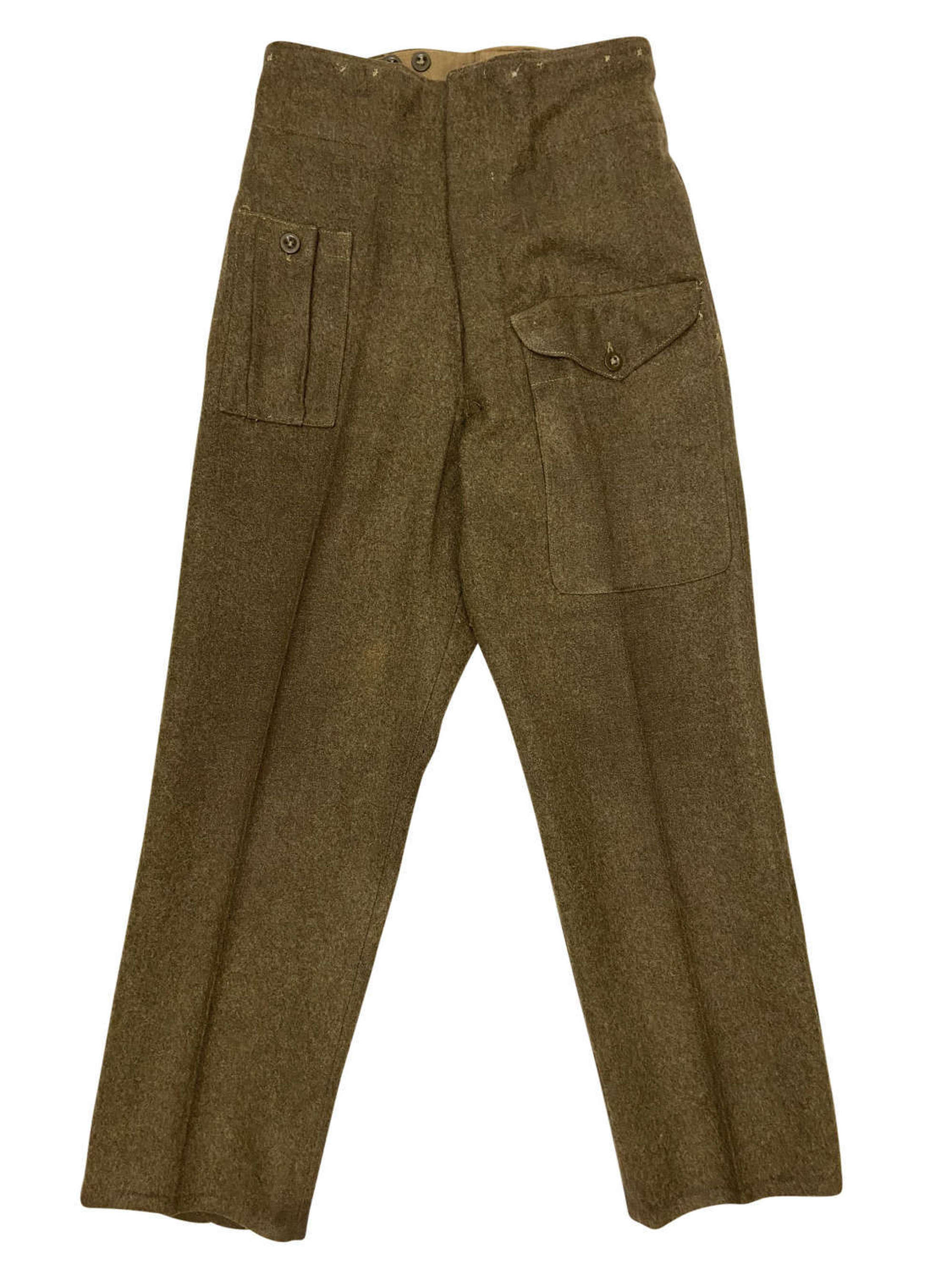 Original 1946 Pattern Battledress Trousers Dated 1947 Size 1