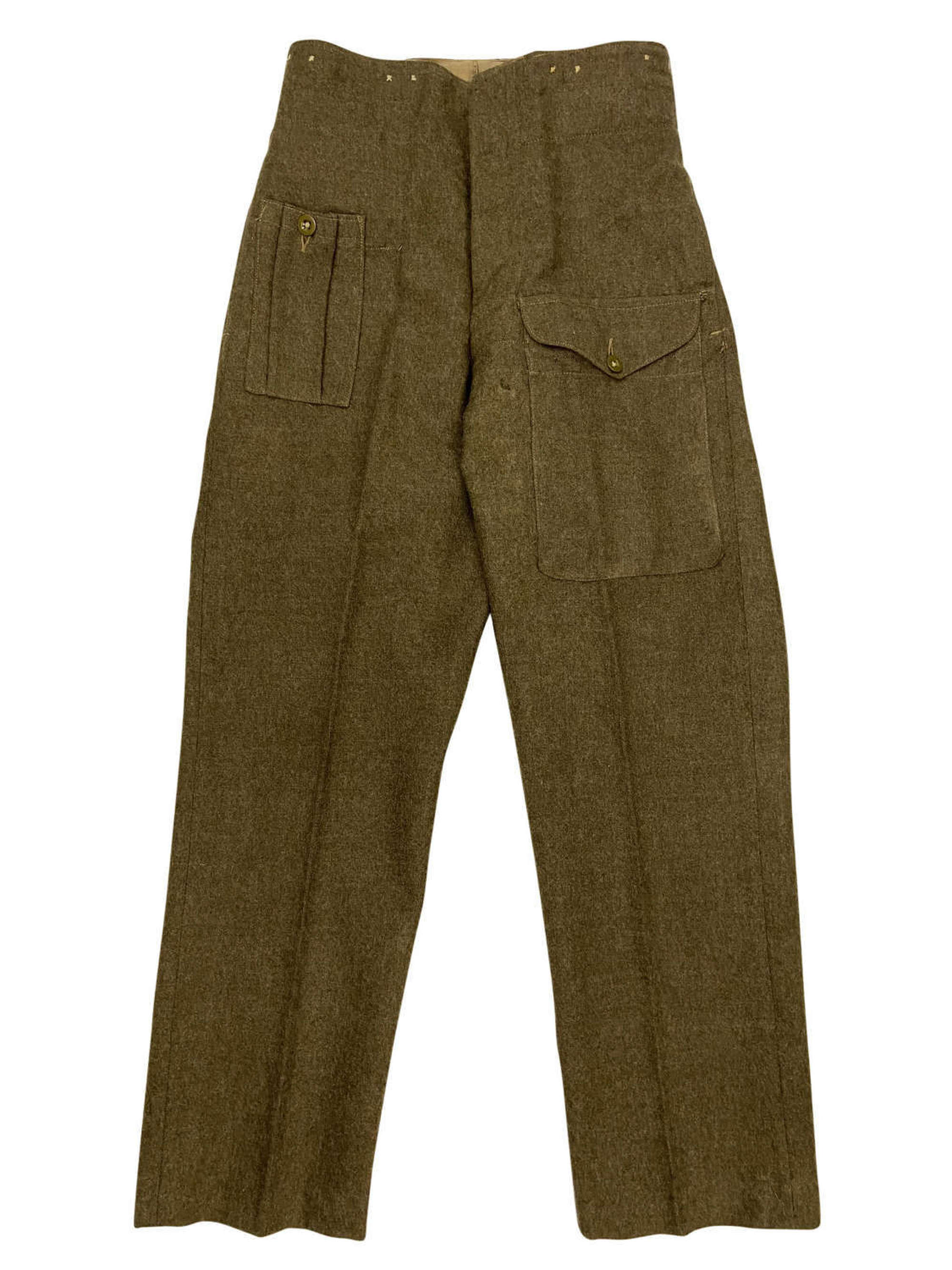Original 1947 Dated 1946 Pattern British Army Battledress Trousers