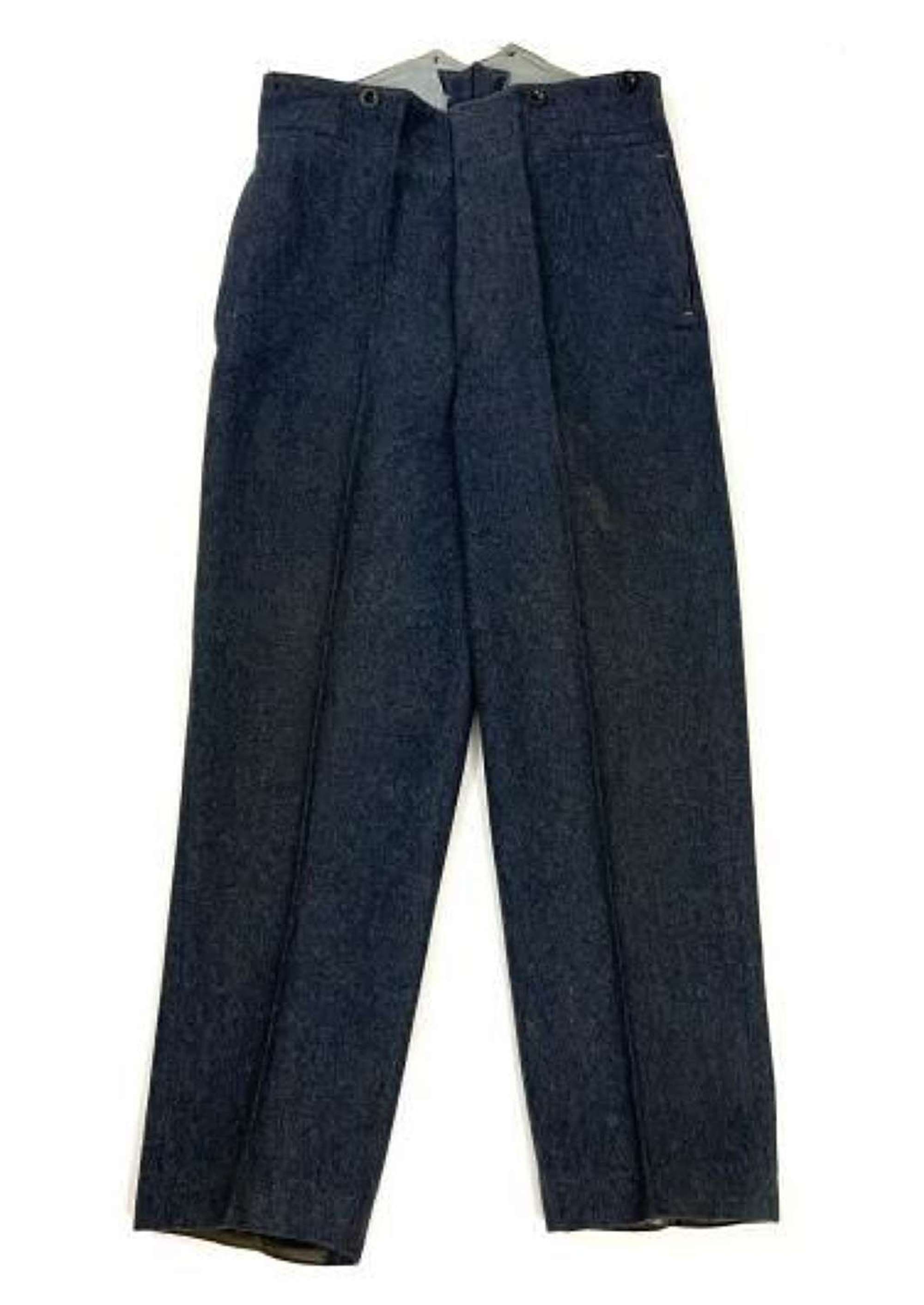 Original 1950 Dated RAF Ordinary Airman's Trousers - Size No. 11