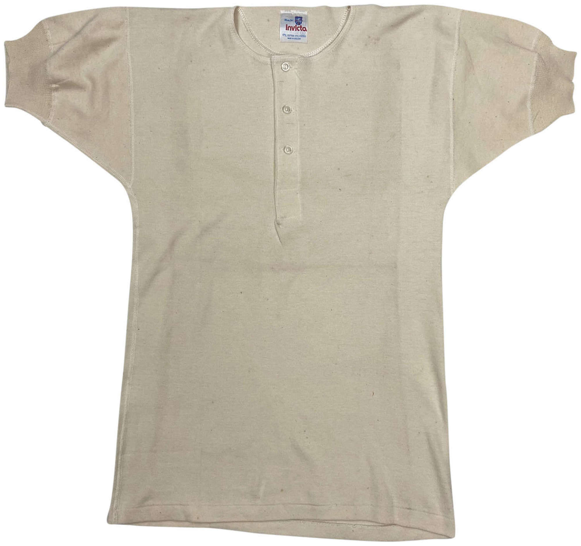 Original 1960s Men's Undershirt by 'Invicta' - Size 34