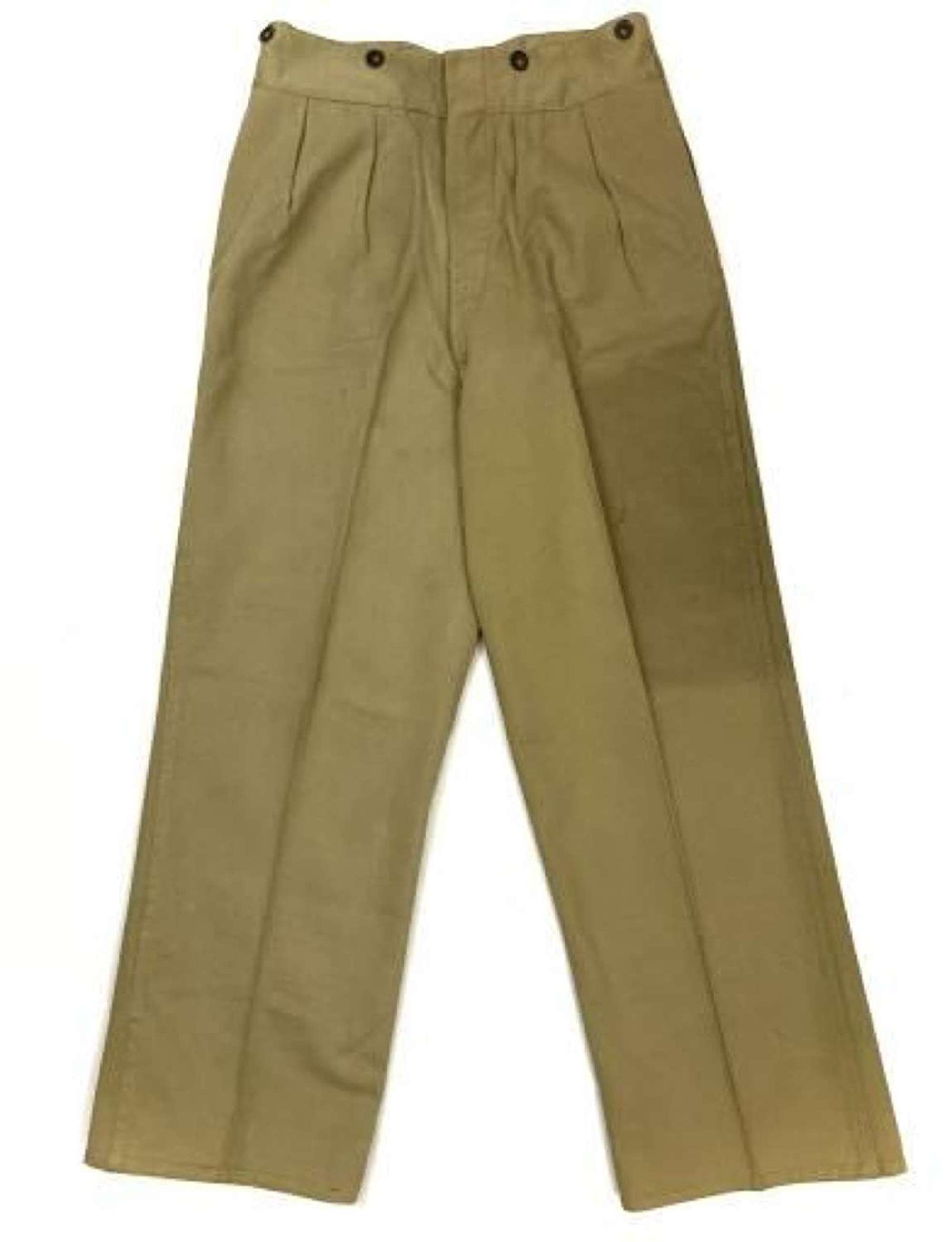 Original 1941 Dated Indian Made Khaki Drill Trousers
