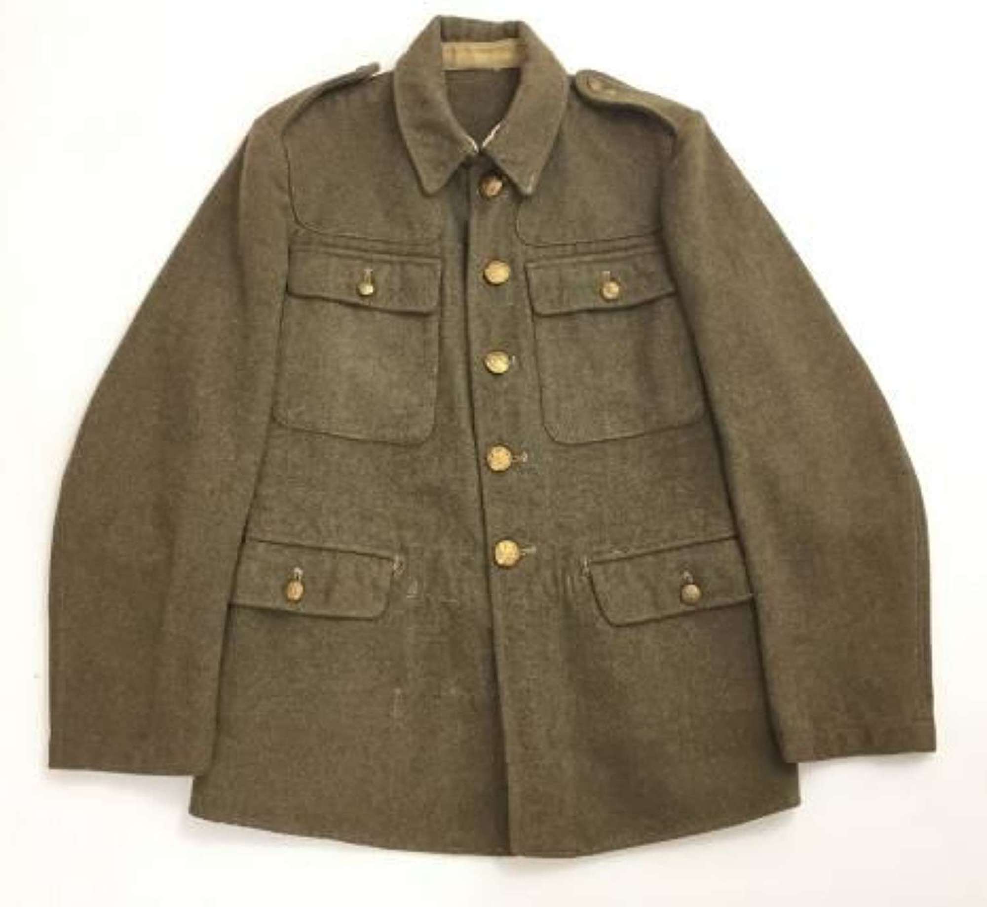 Original 1942 Dated British Army Service Dress Tunic Austerity Pattern