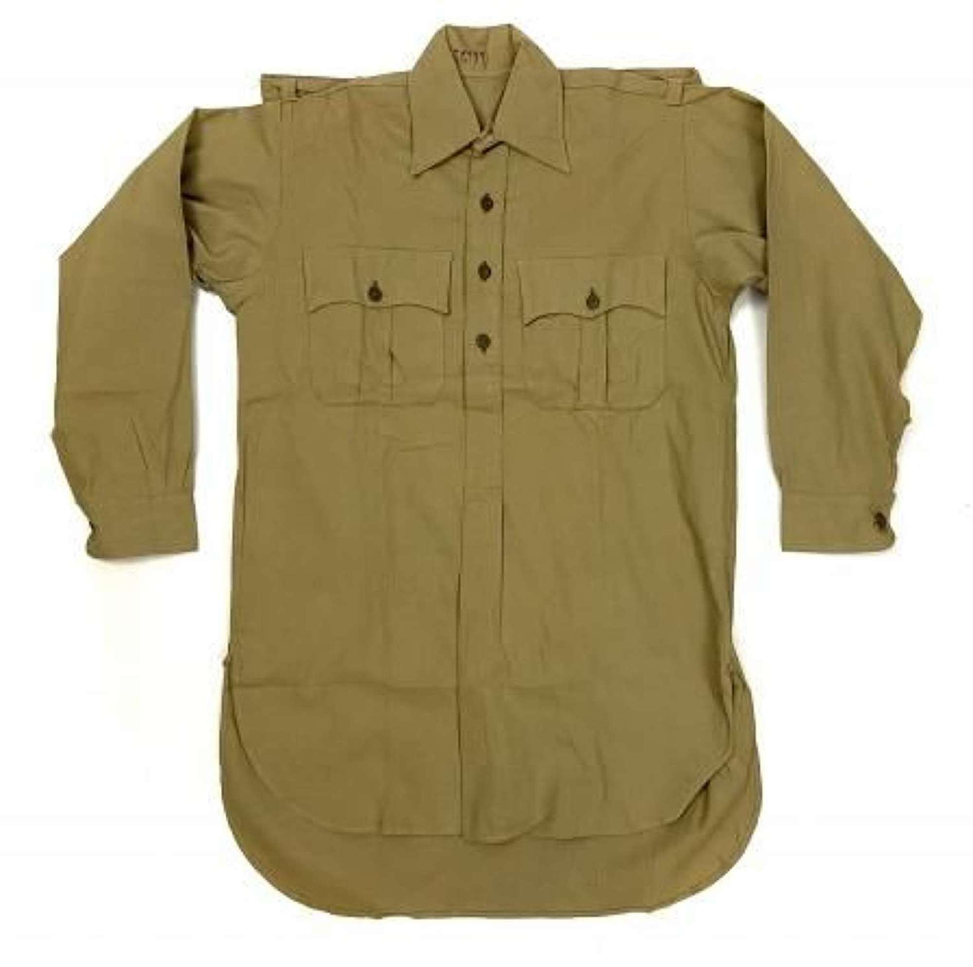 Rare original 1941 Dated British Army Khaki Drill Shirt