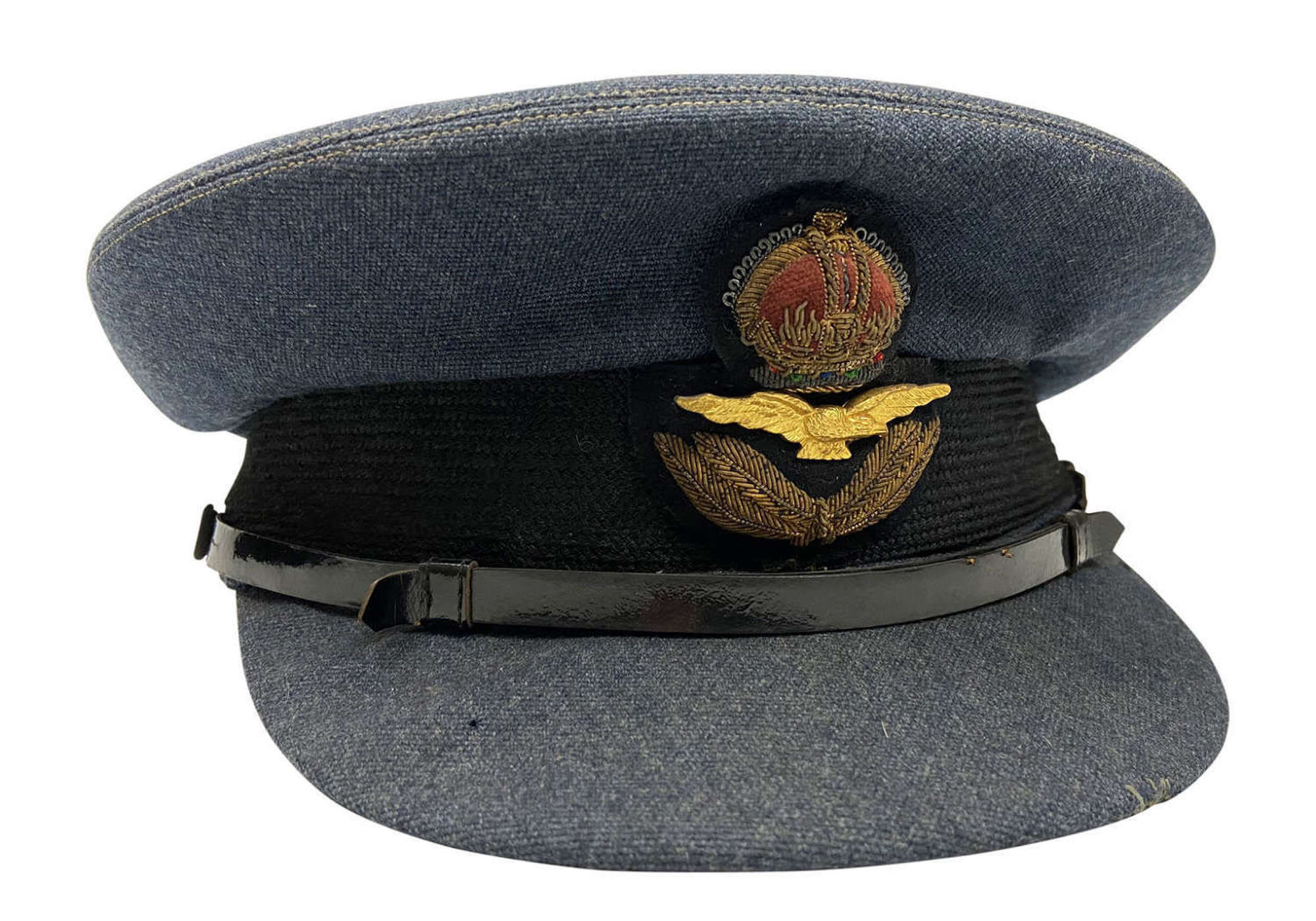 Original WW2 RAF Officers Peaked Cap by 'Alkit'