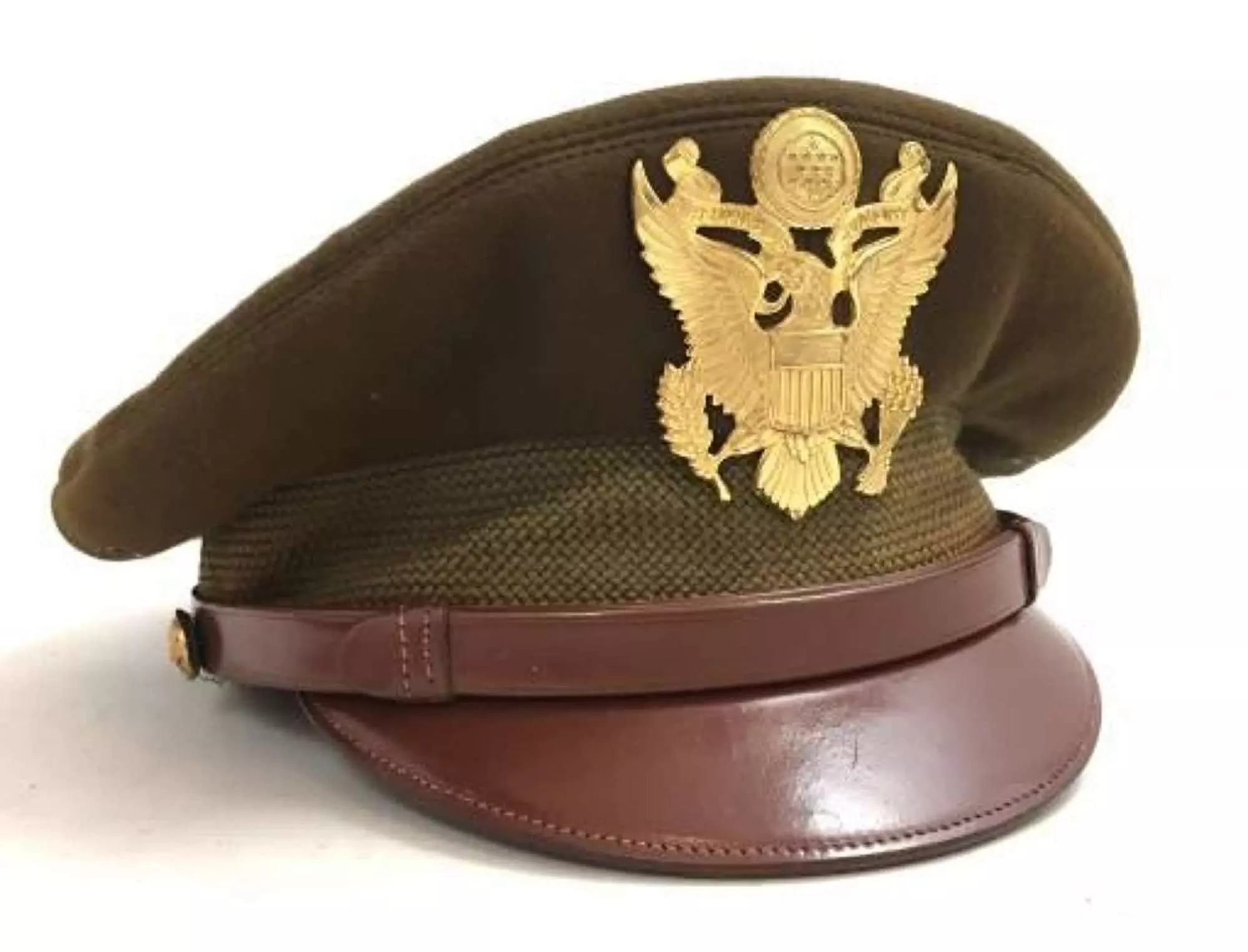 Hændelse Flygtig sneen Original WW US Army Officers Service Cap by 'Superior Uniform Cap Co' in  Helmets & caps