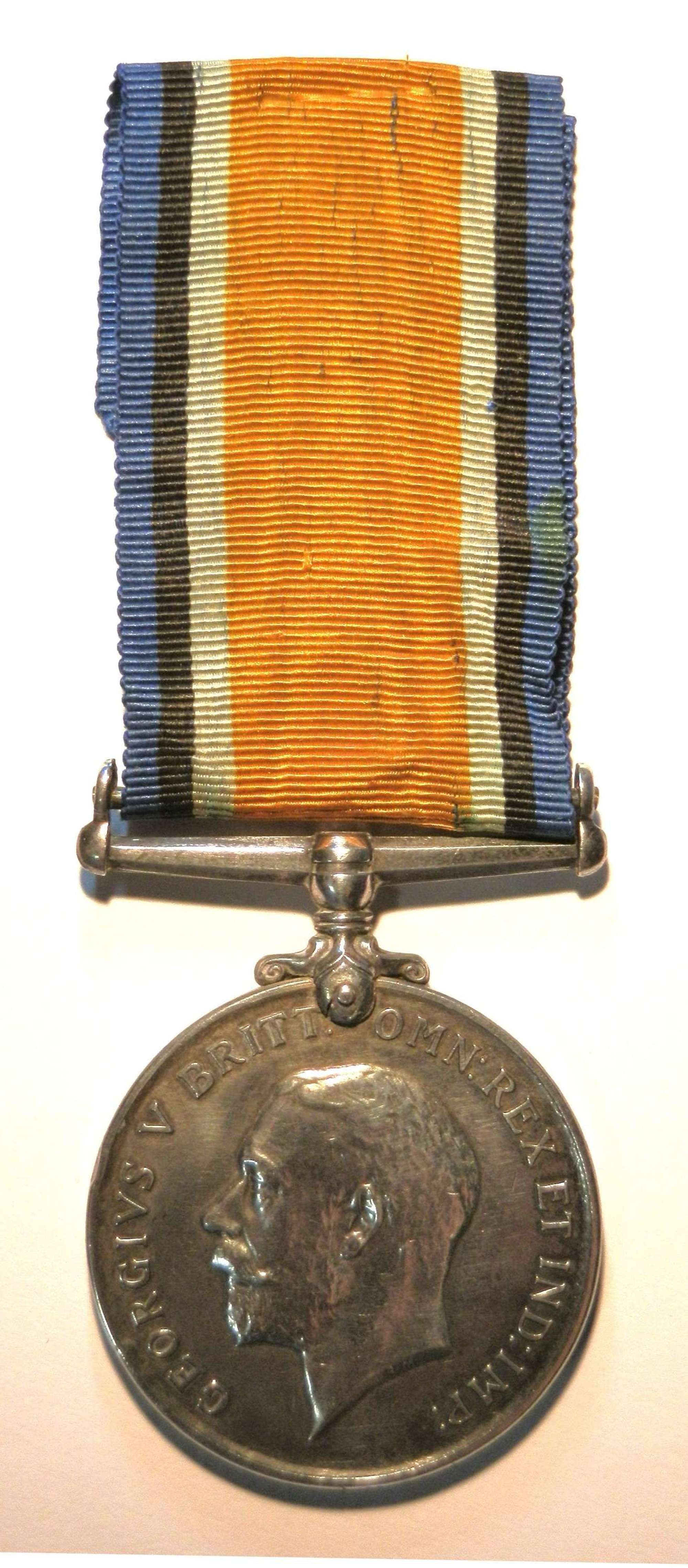 British War Medal. Private. F. Koepstadt. 1st Cape Corps.