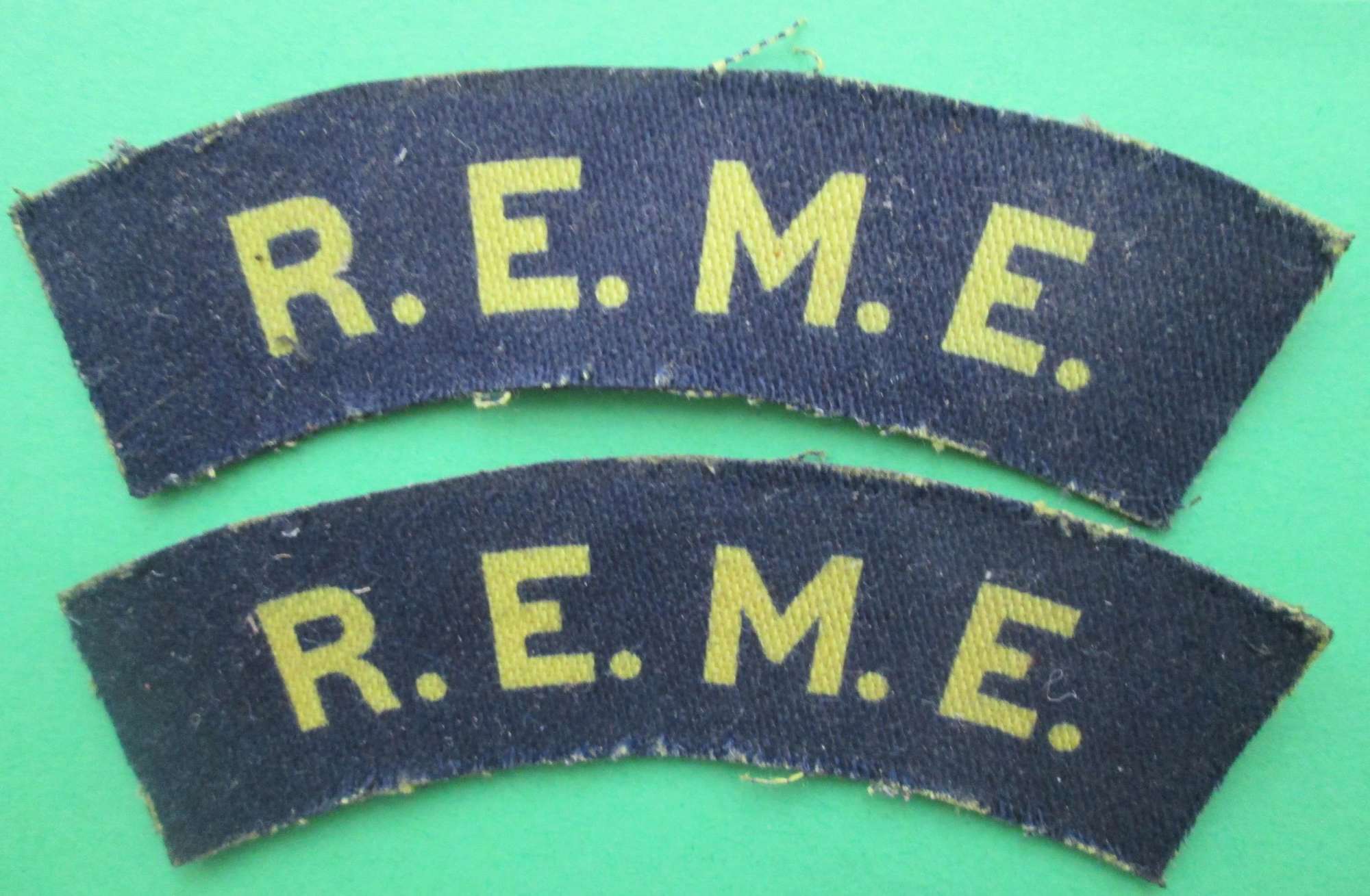 A PRINTED PAIR OF WWII ROYAL ELECTRICAL MECHANICAL ENGINEERS TITLES
