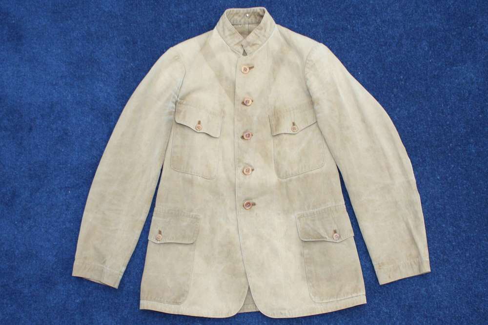 Early circa 1900 Khaki Drill four Pocket Tunic.