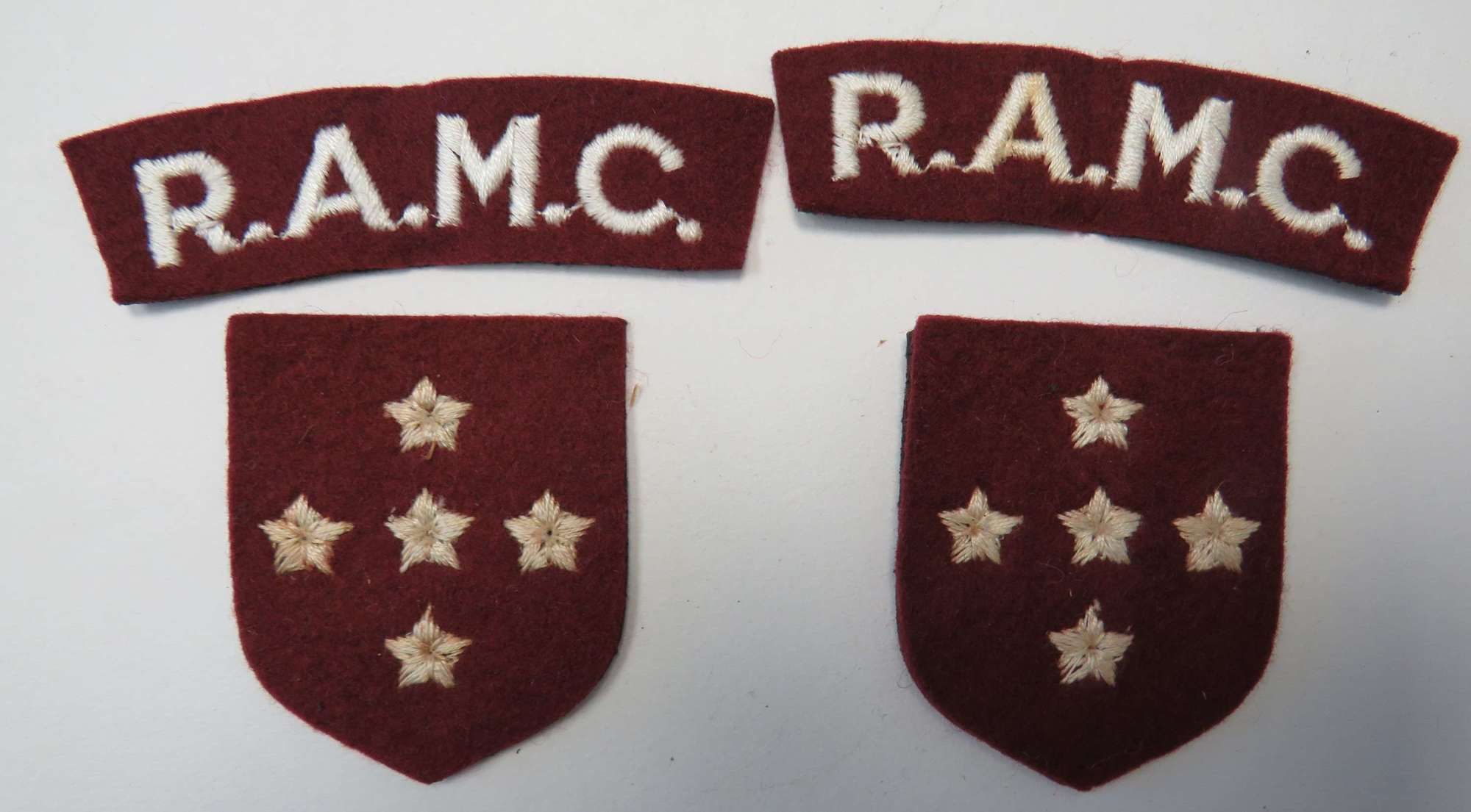 Set of R.A.M.C Southern Command Badges