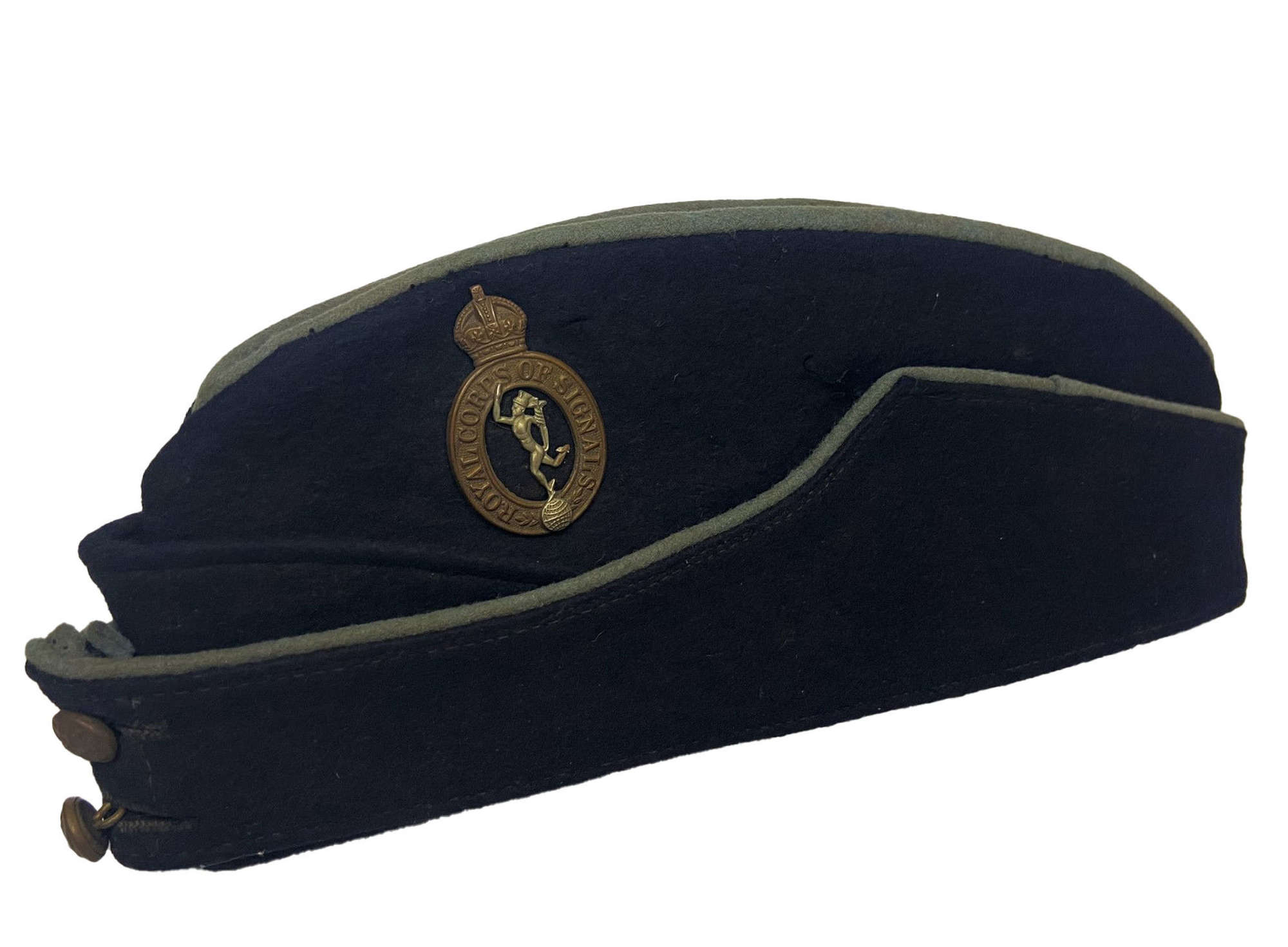 Original WW2 Royal Corps of Signals Coloured Field Service Cap