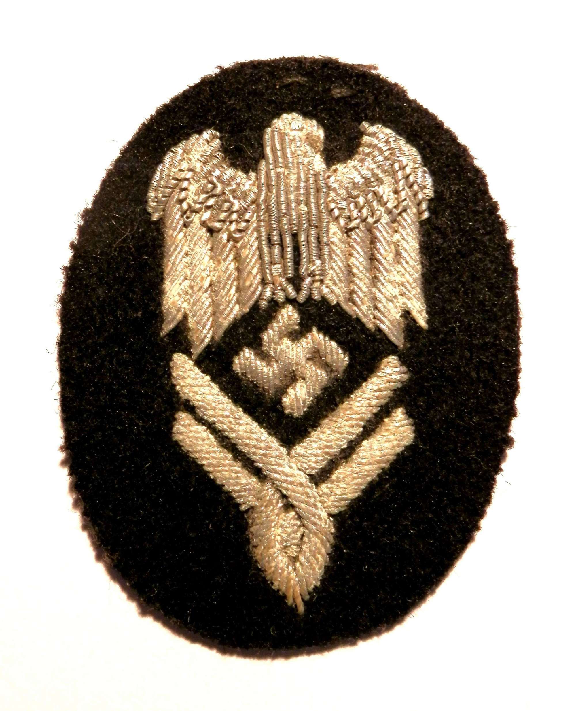 Kriegsmarine Civil Admin Sleeve Trade Badge.